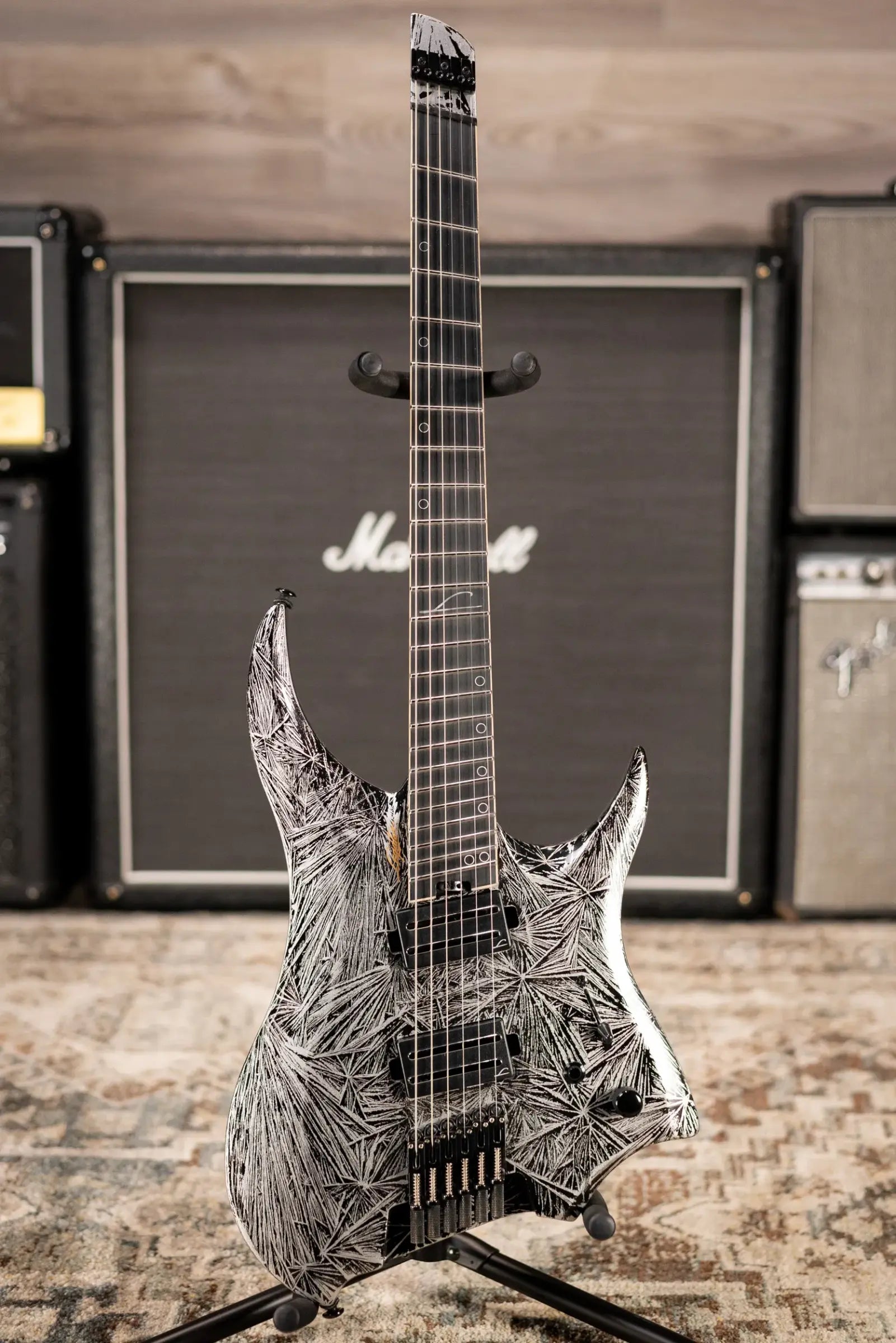 Legator R6F Revenant Bolt-On Multi-scale Electric Guitar - Gloss Black Ice