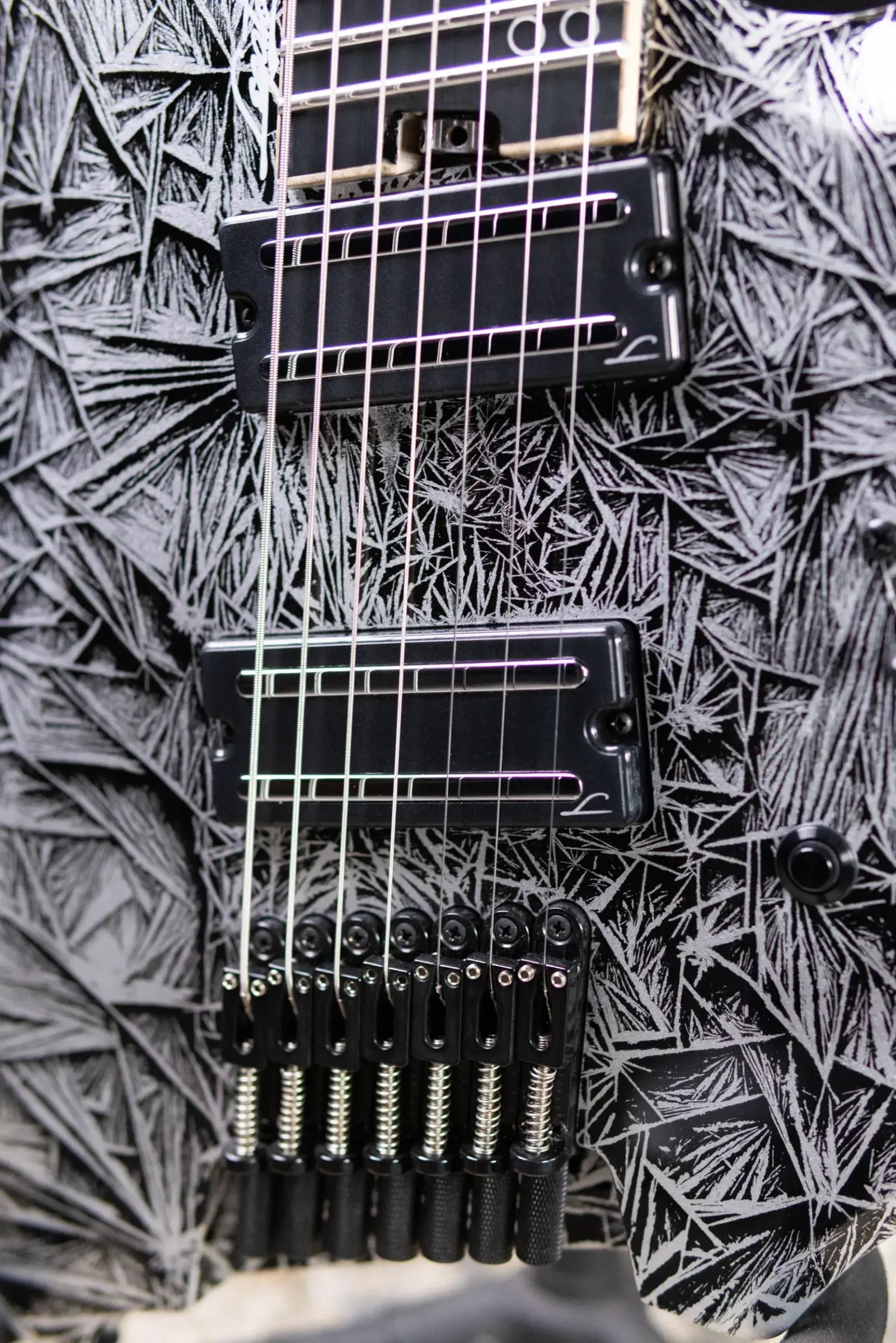Legator R7F Revenant Bolt-On 7-String Multi-scale Electric Guitar - Gloss Black Ice