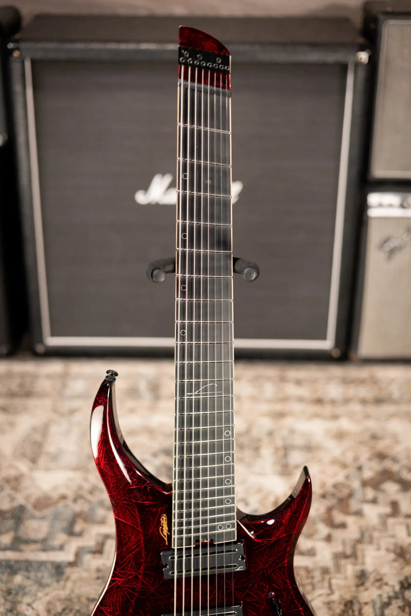 Legator R8F Revenant 8-String Multi-Scale Electric Guitar - Bloody Mary