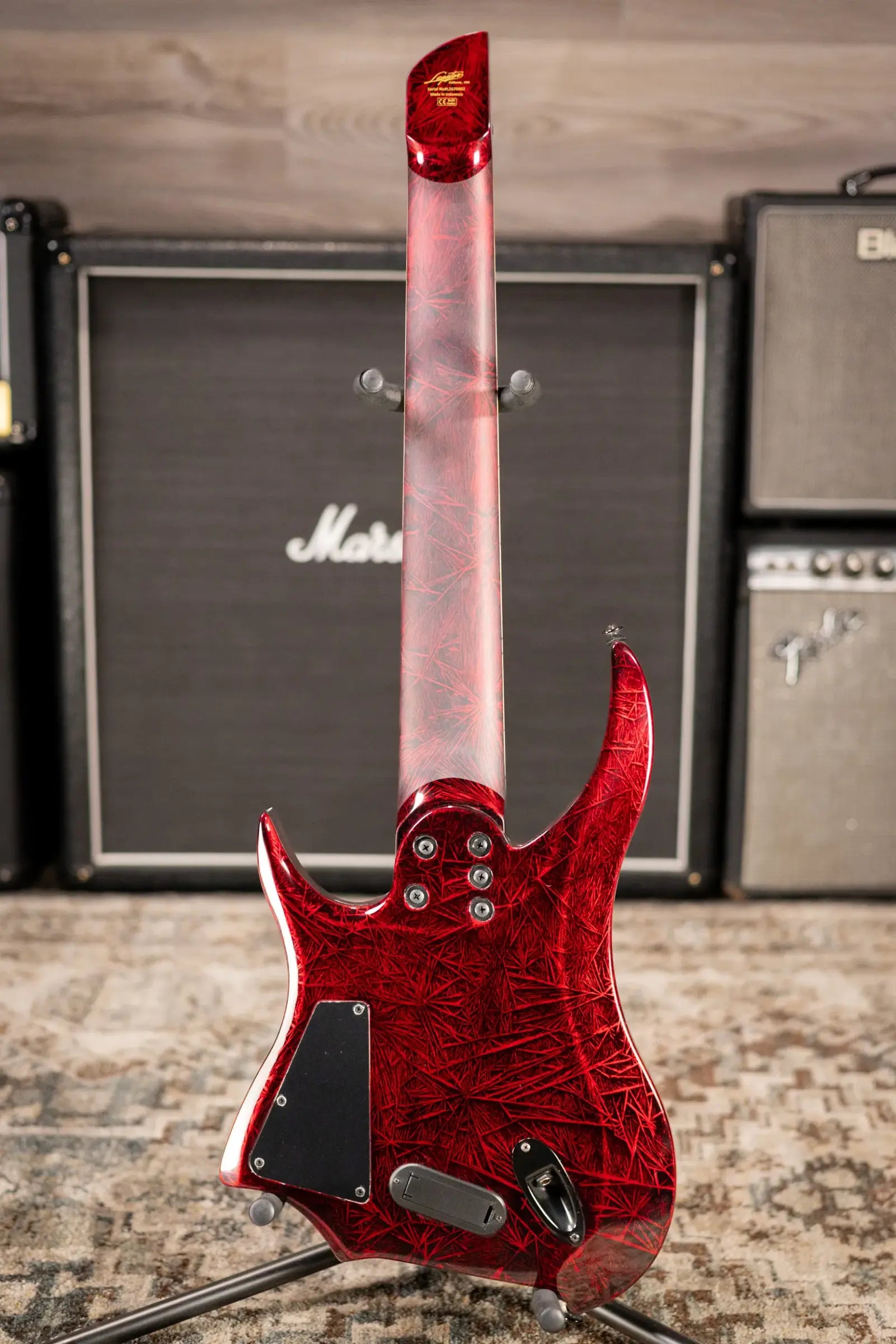 Legator R8F Revenant 8-String Multi-Scale Electric Guitar - Bloody Mary