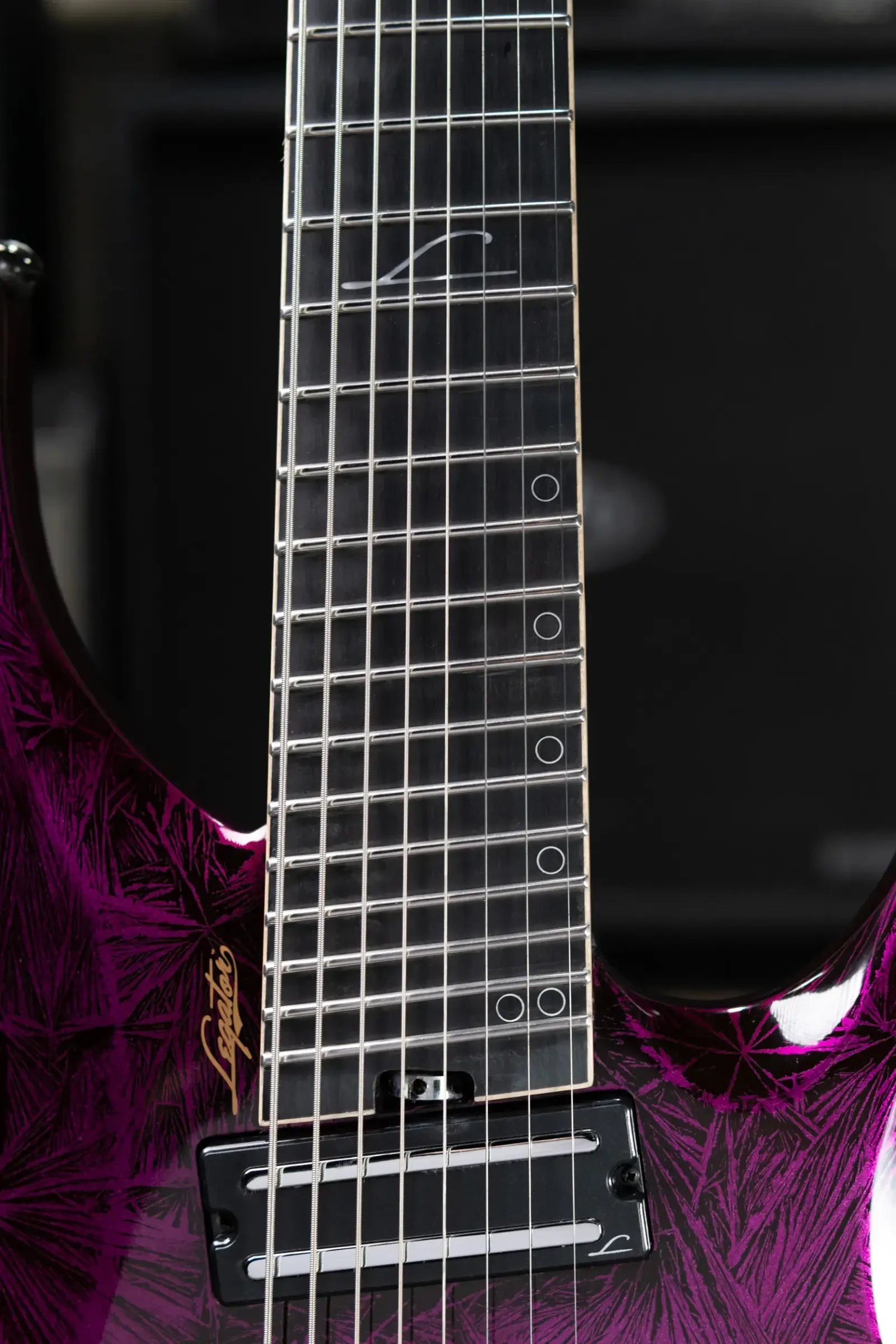 Legator R8F Revenant Bolt-On 8-String Multi-Scale Electric Guitar - Purple Rain with Padded Gig Bag