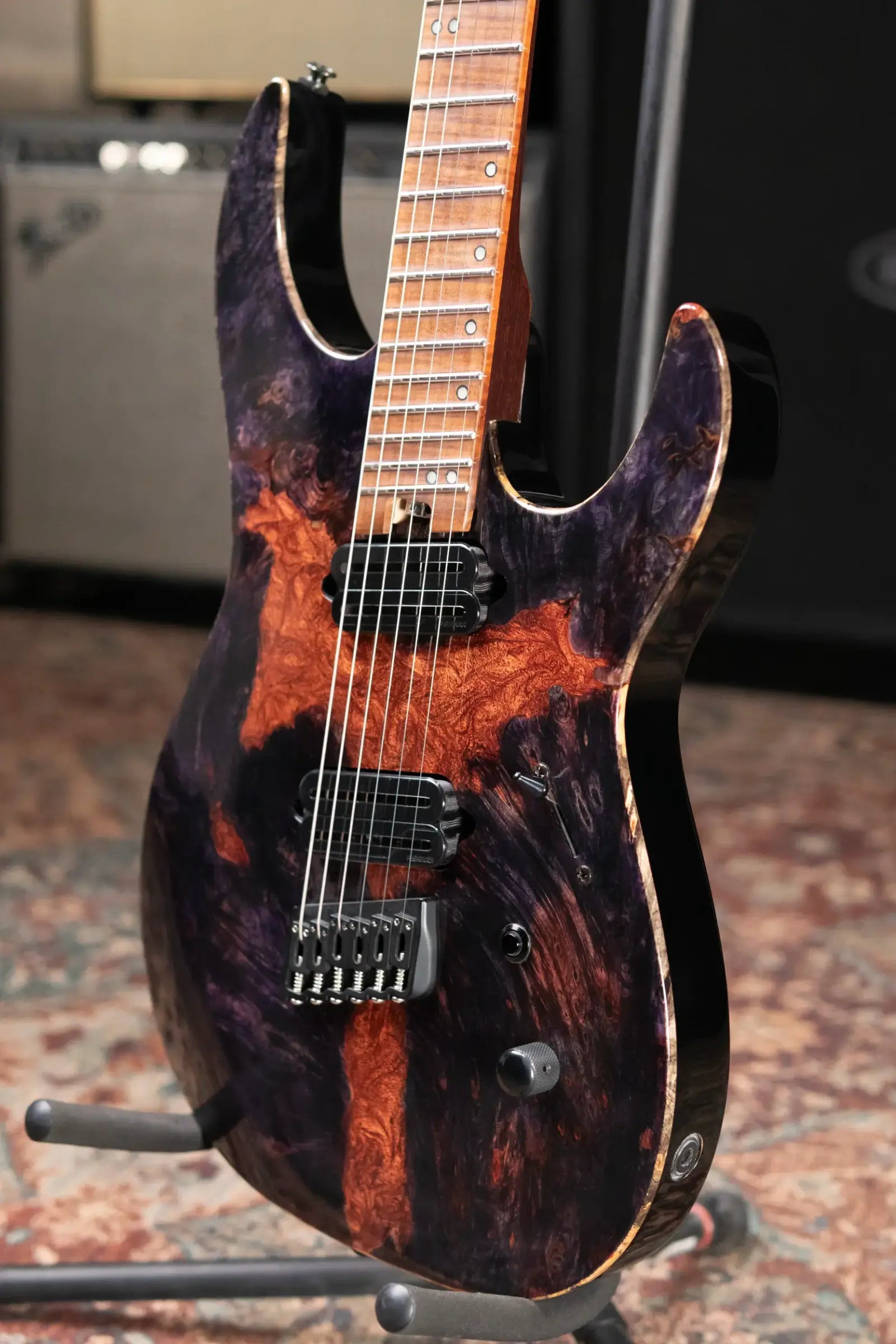 Legator X6F-MG Multi-Scale Electric Guitar - Magma with Gig Bag