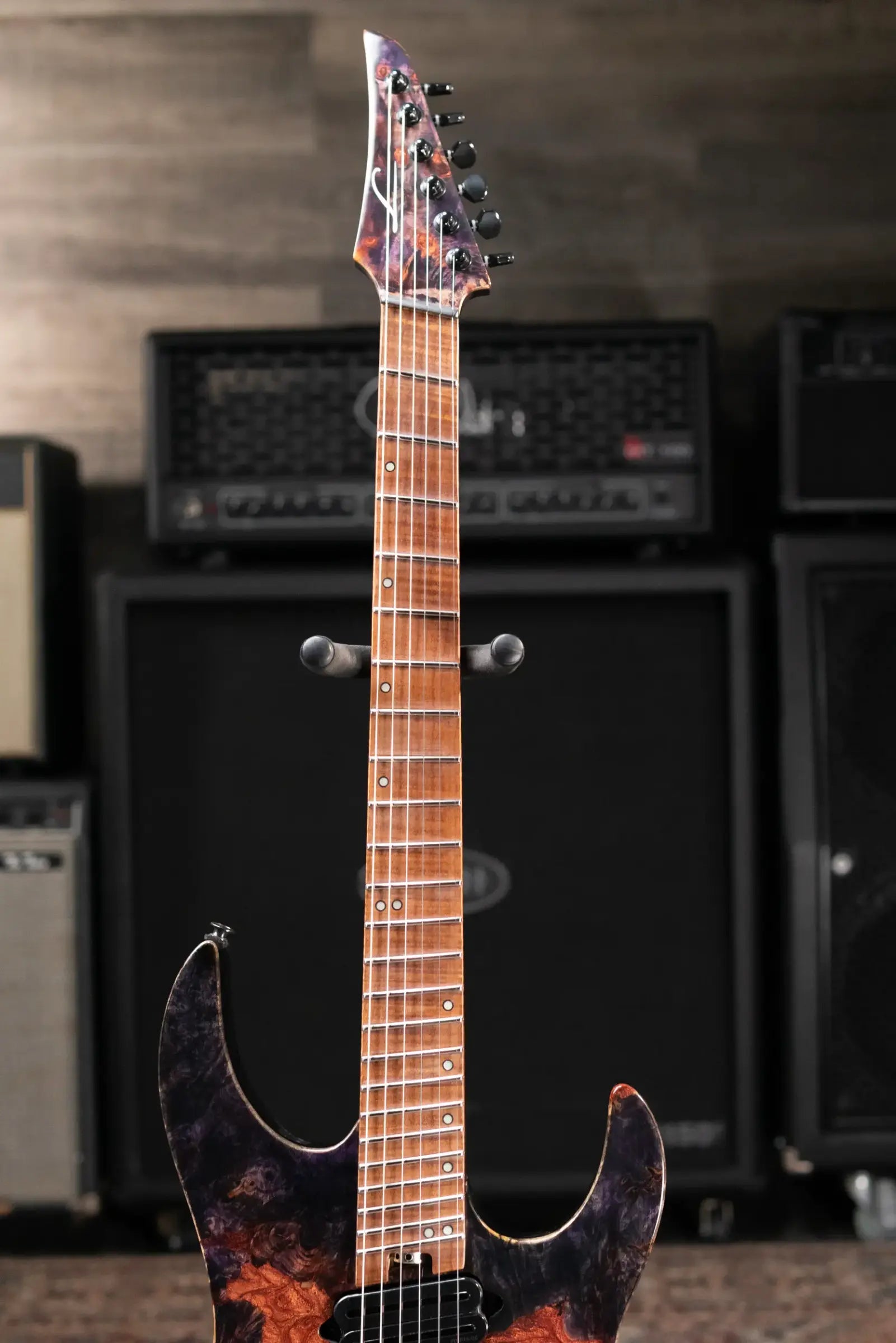 Legator X6F-MG Multi-Scale Electric Guitar - Magma with Gig Bag