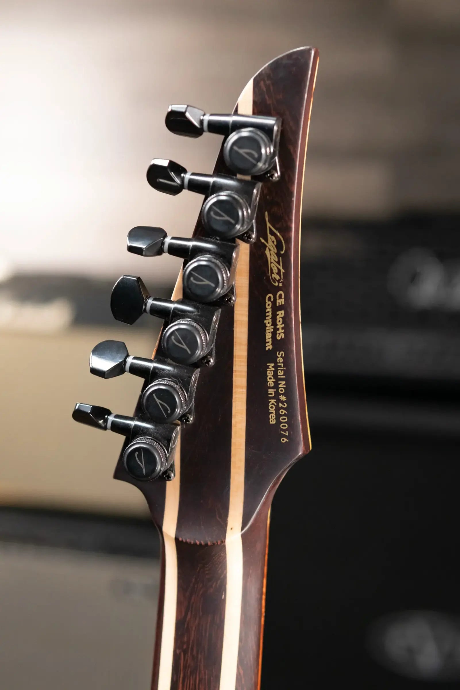 Legator X6F-MG Multi-Scale Electric Guitar - Magma with Gig Bag