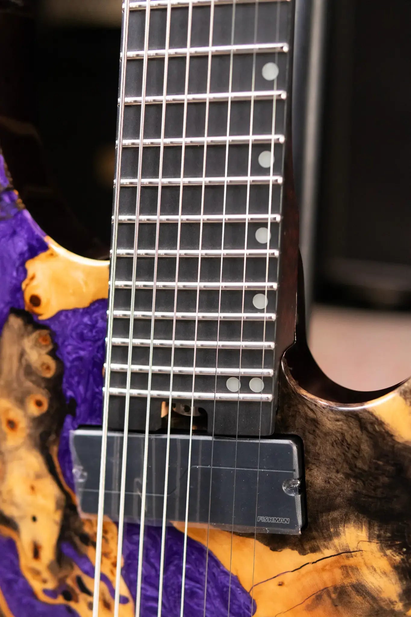 Legator X8F-RP Multi-Scale 8-String Electric Guitar - Royal Purple with Gig Bag