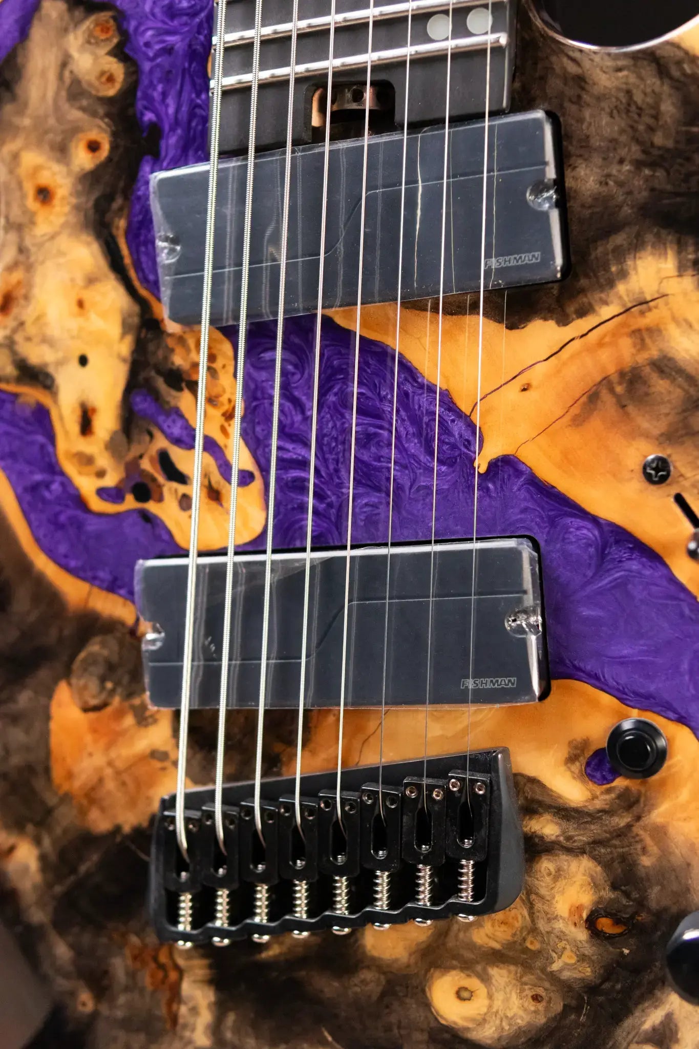 Legator X8F-RP Multi-Scale 8-String Electric Guitar - Royal Purple with Gig Bag