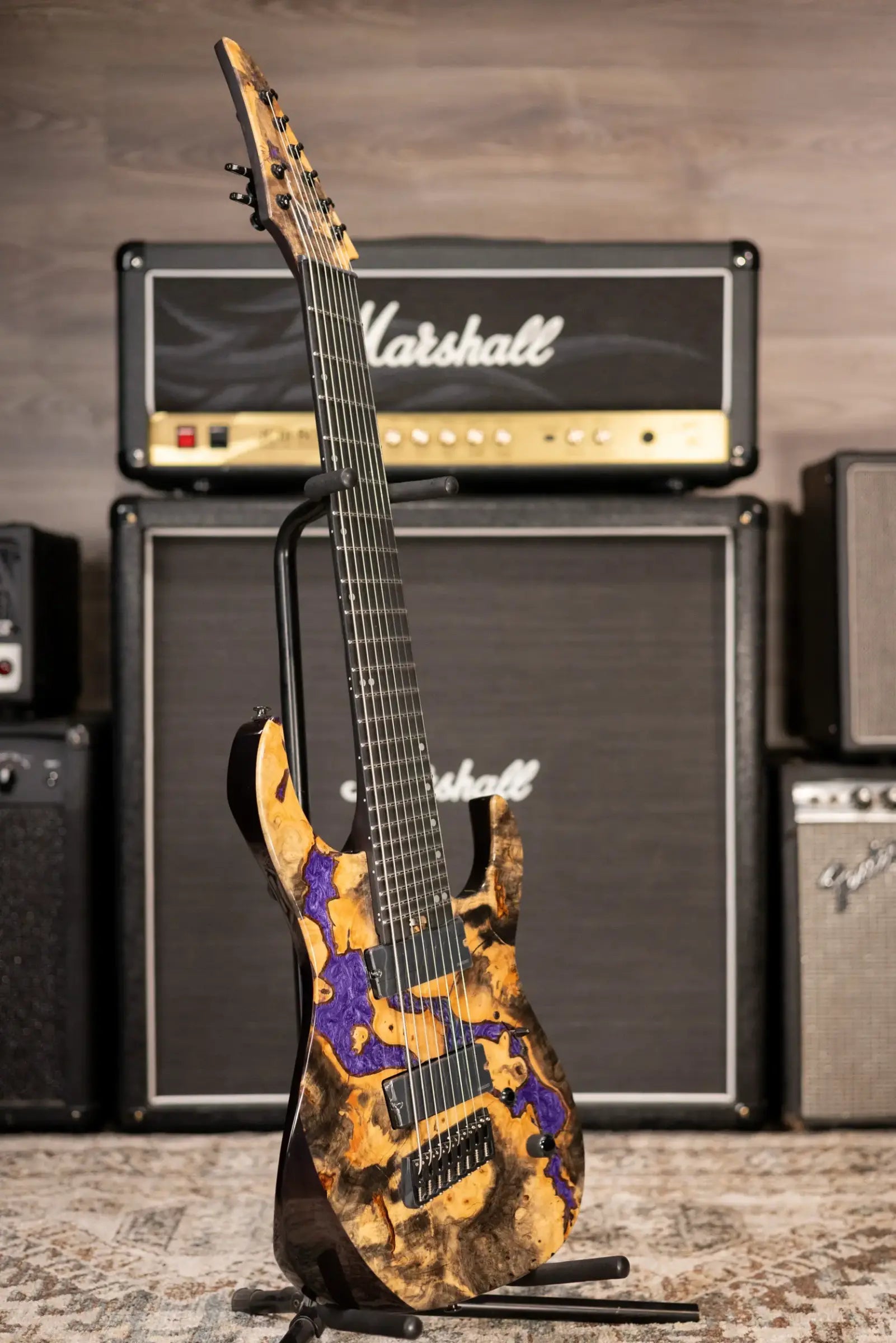 Legator X8F-RP Super Multi-Scale 8-String Electric Guitar - Royal Purple with Gig Bag