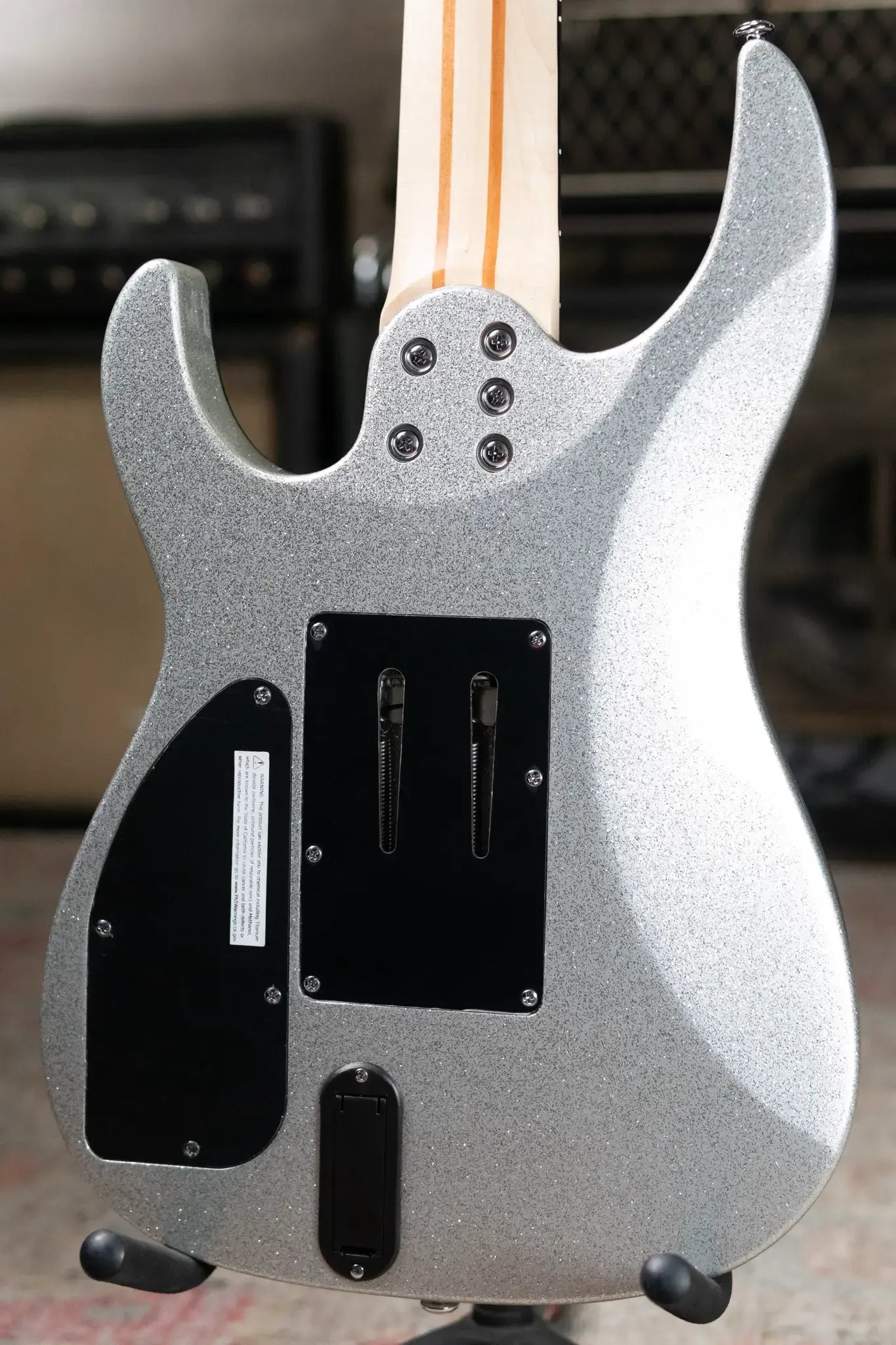 Legator Y07 7-String Electric Guitar - Silver with Gig Bag