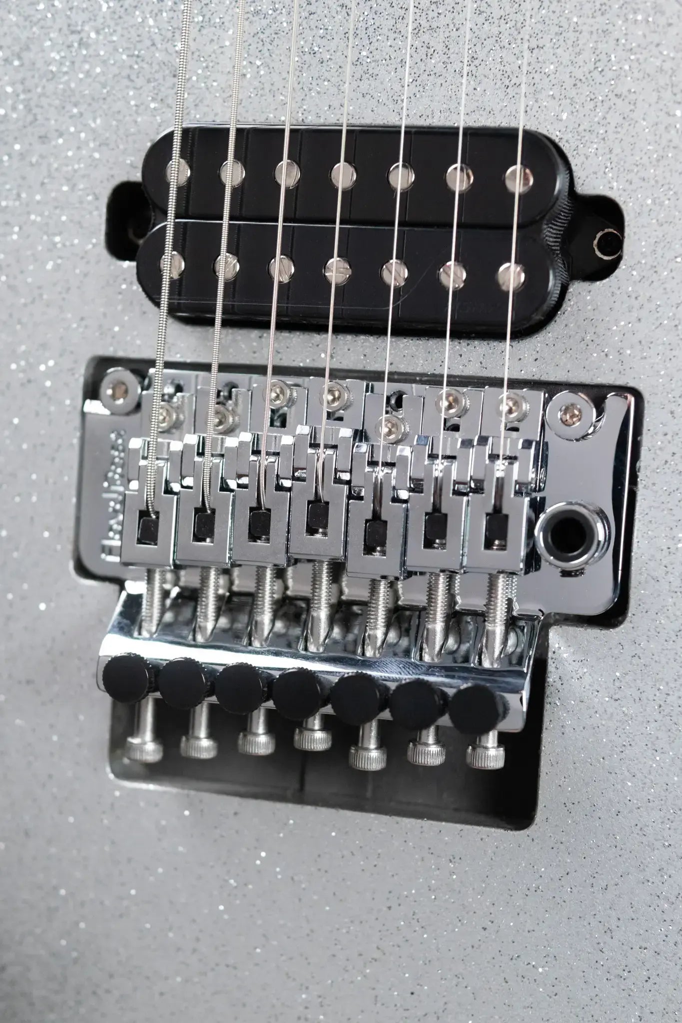 Legator Y07 7-String Electric Guitar - Silver with Gig Bag