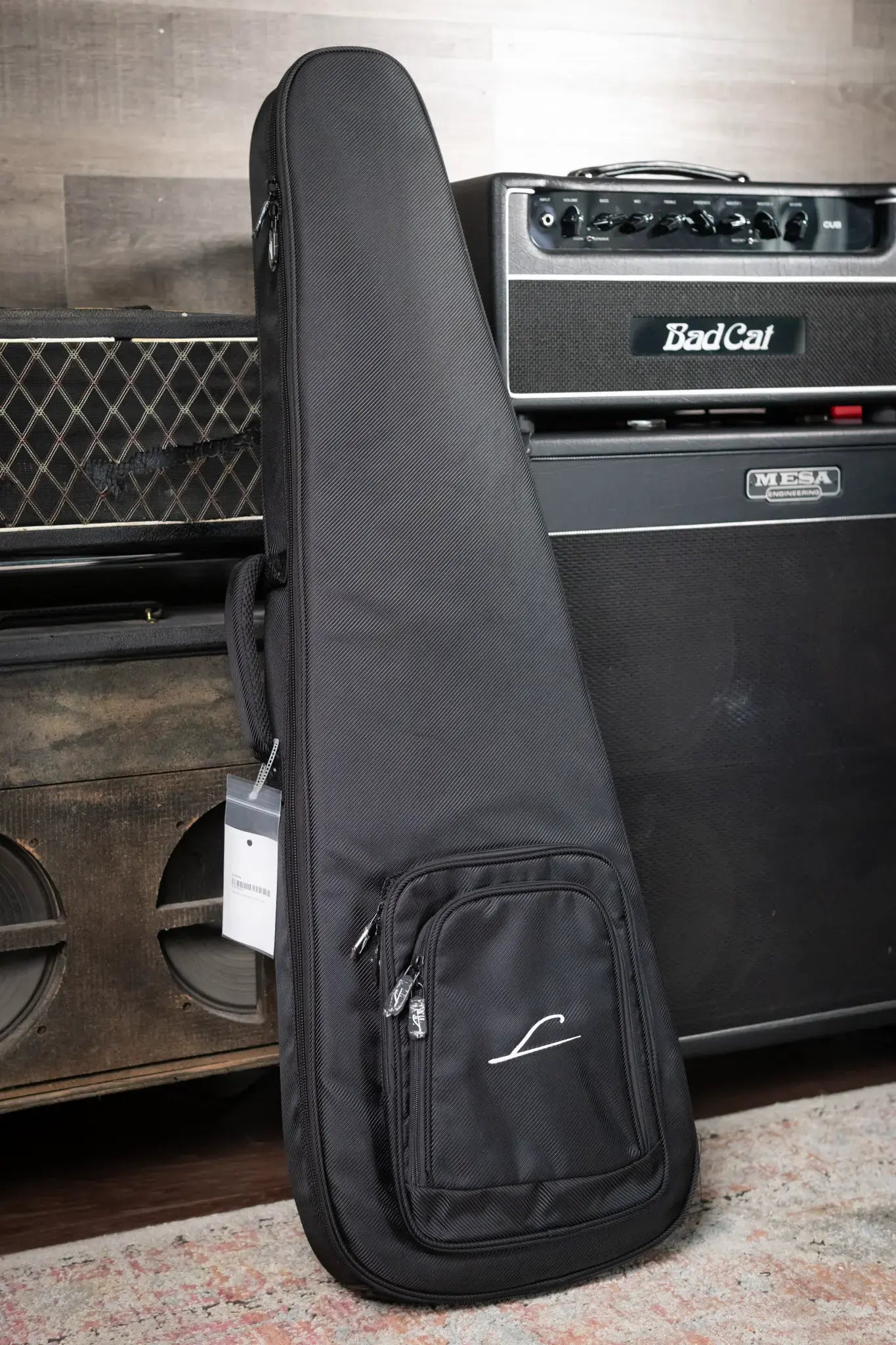 Legator Y07 7-String Electric Guitar - Silver with Gig Bag