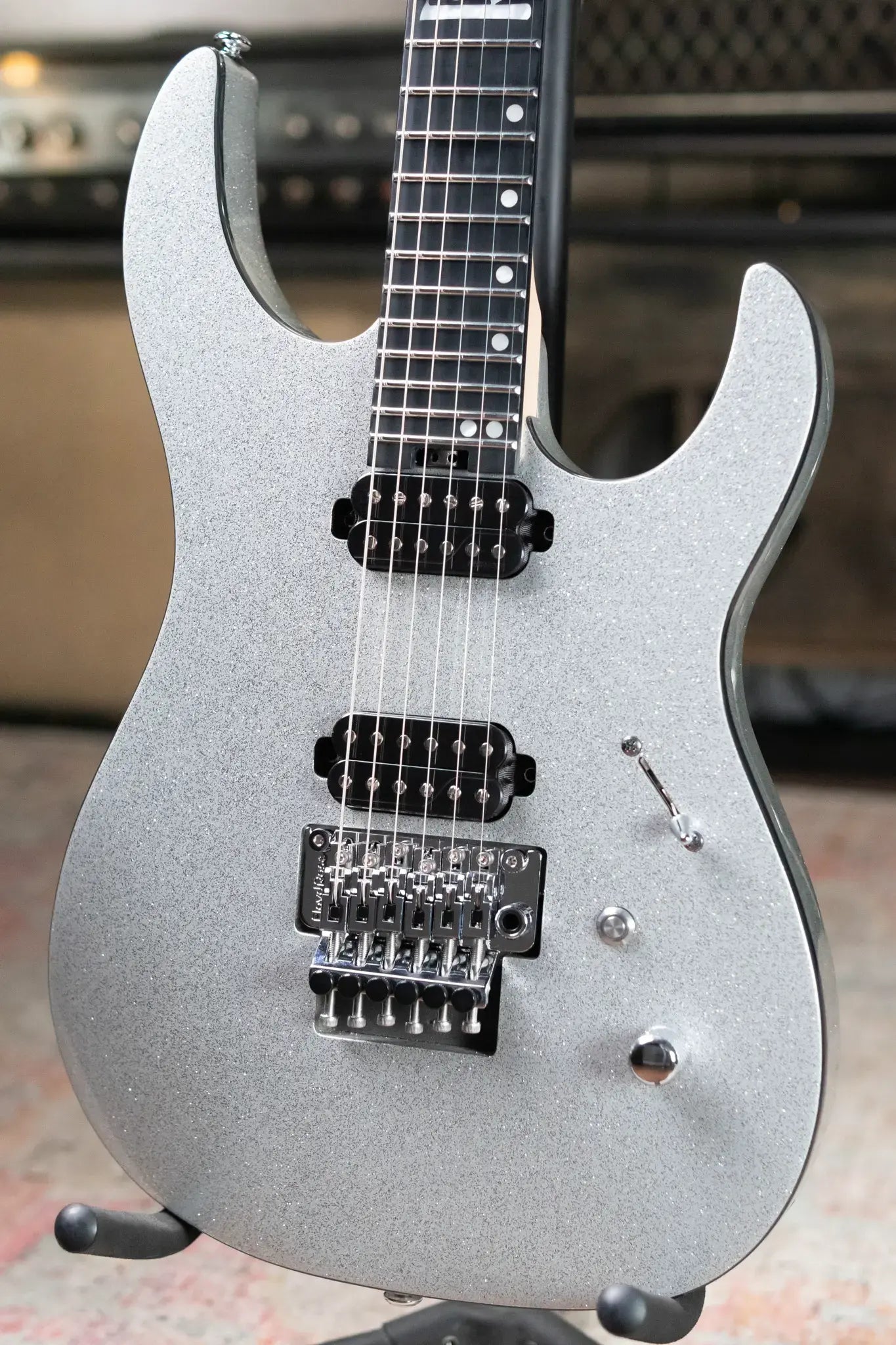 Legator YO6 Electric Guitar - Silver Sparkle with Gig Bag