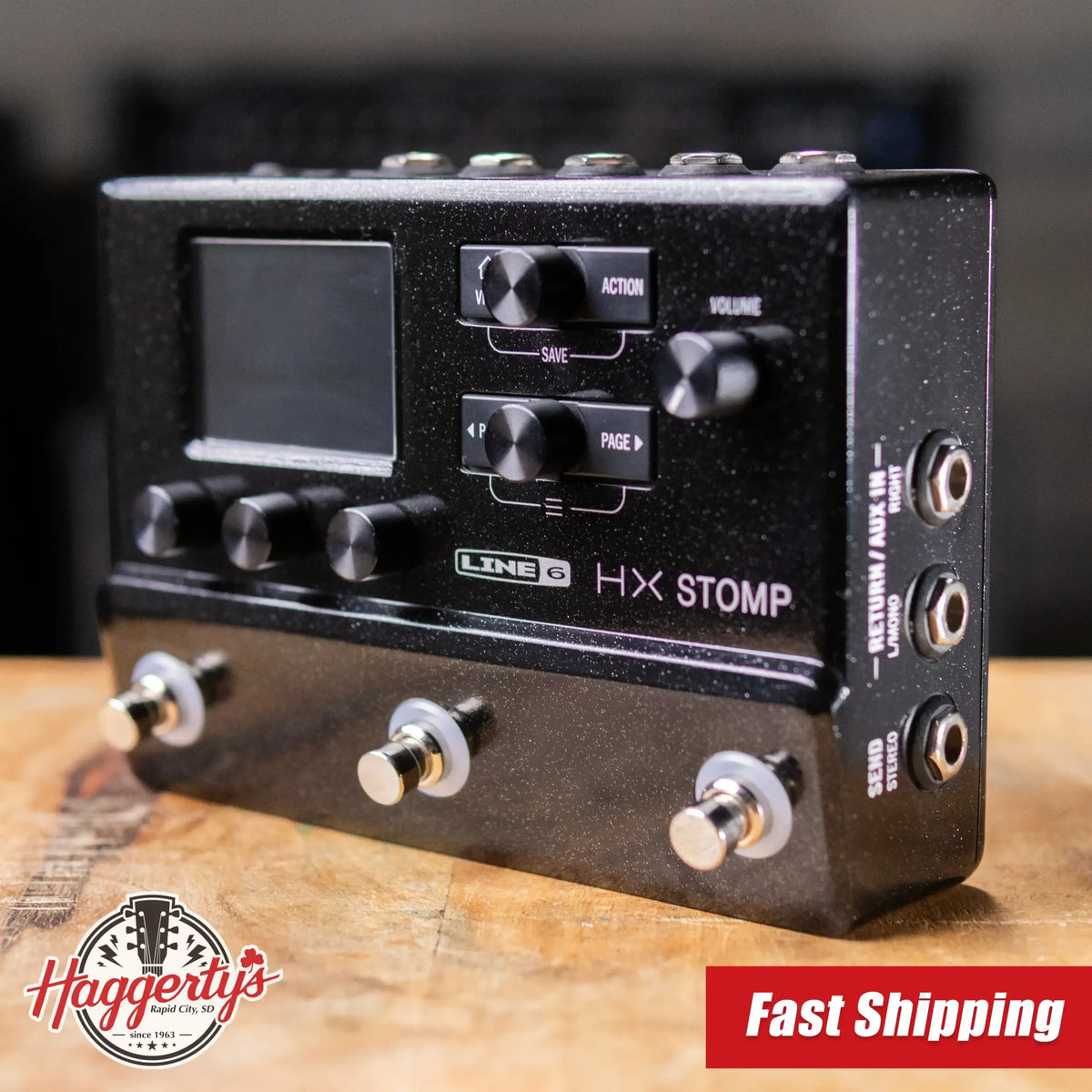 Line 6 HX Stomp Guitar Multi-effects Floor Processor - Black - Used