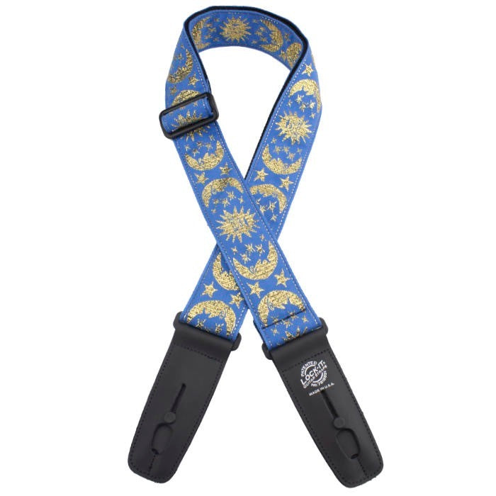Lock-It Straps Guitar Strap LIS-308-HV22 - Blue Moon