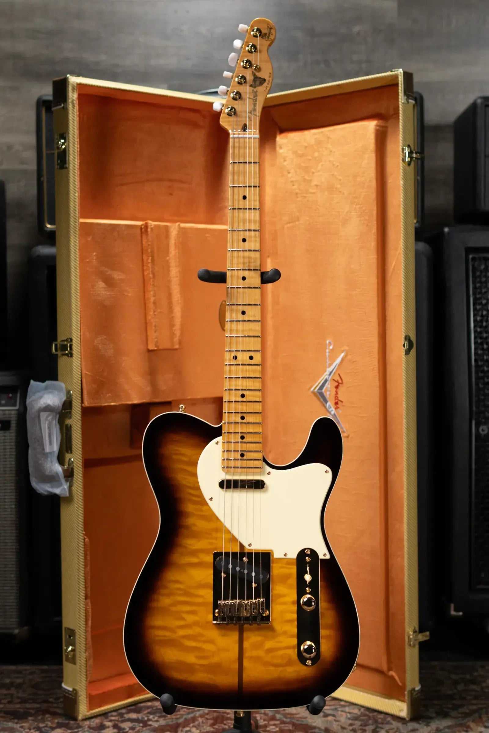 Fender Custom Shop Merle Haggard "Tuff Dog" Telecaster Electric Guitar - 2-Color Sunburst with Hardshell Case