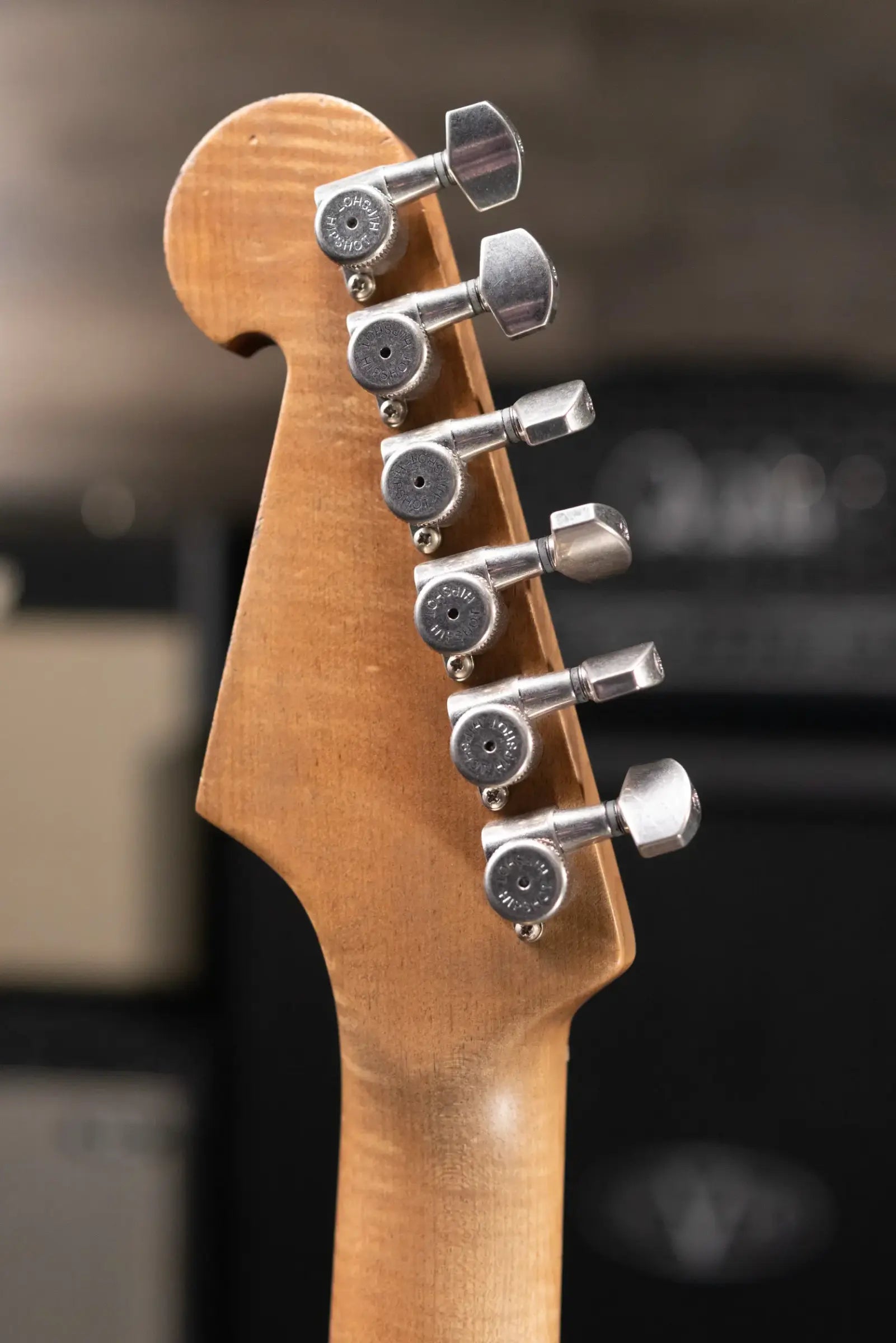 Luxxtone Choppa S HSS Electric Guitar - Gold Sparkle over 3-Tone Sunburst with Hardshell Case