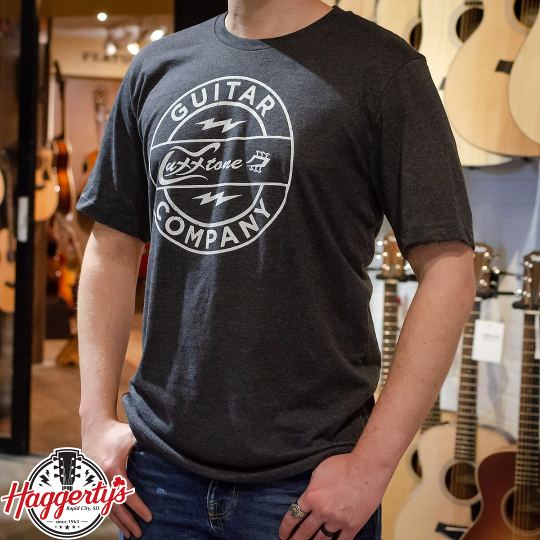 Luxxtone T-Shirt Circle Logo - Gray - XXL