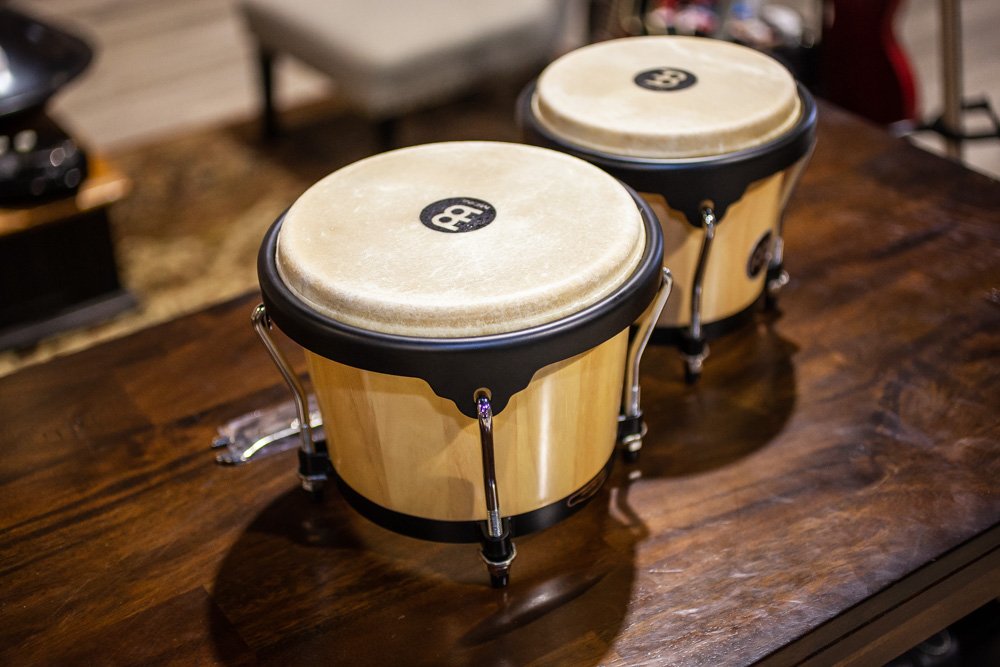 Meinl Wood Bongos 6.75" & 8" Natural