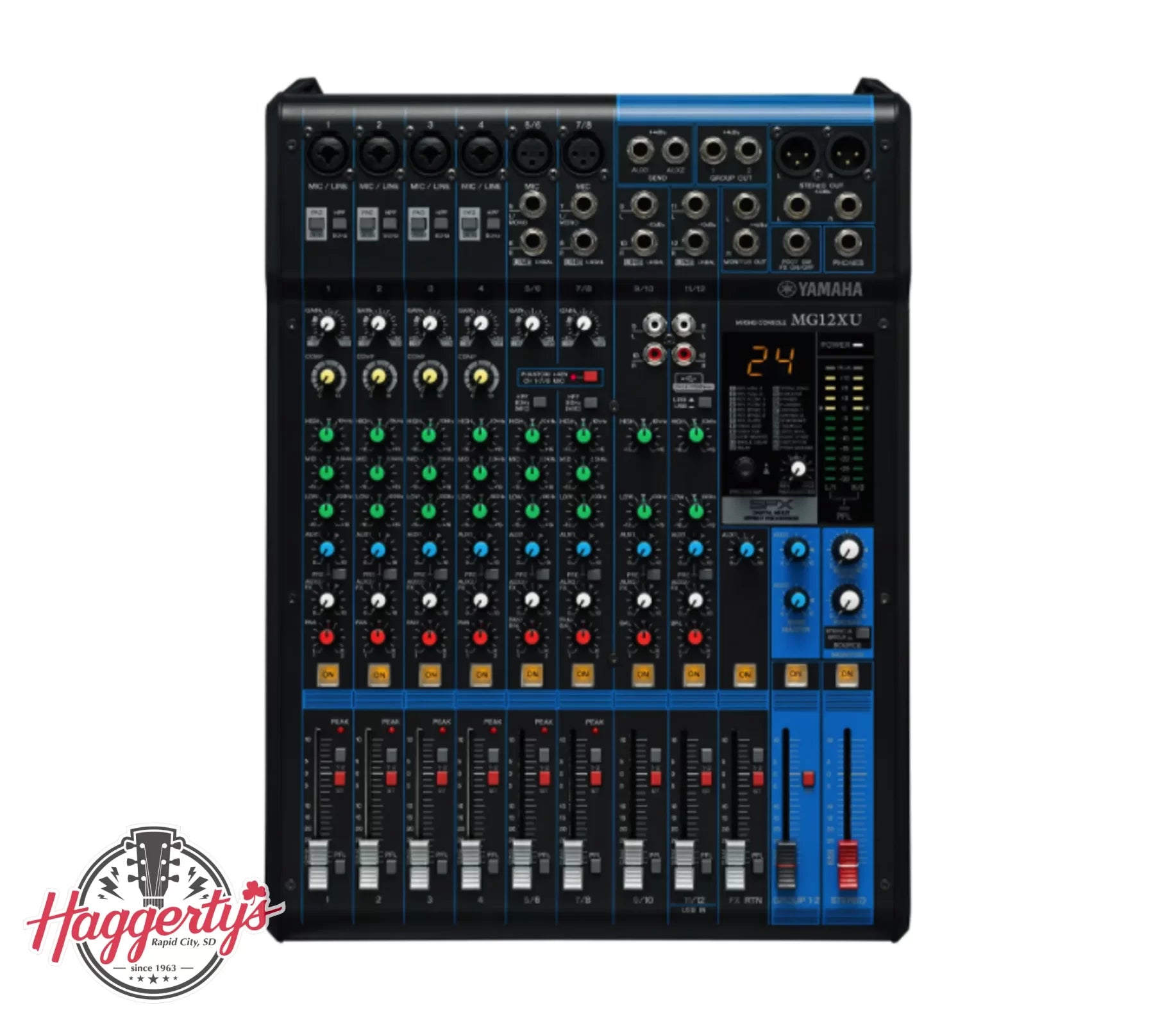 Yamaha MG12XU 12-Channel Analog Mixer with Effects & USB Interface