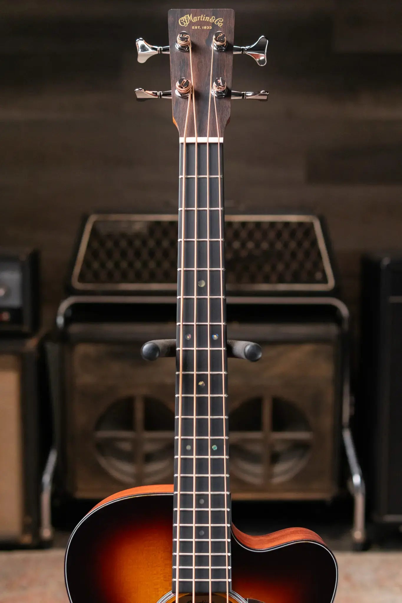 Martin 000C Jr-E Acoustic/Electric Bass - Burst with Gig Bag