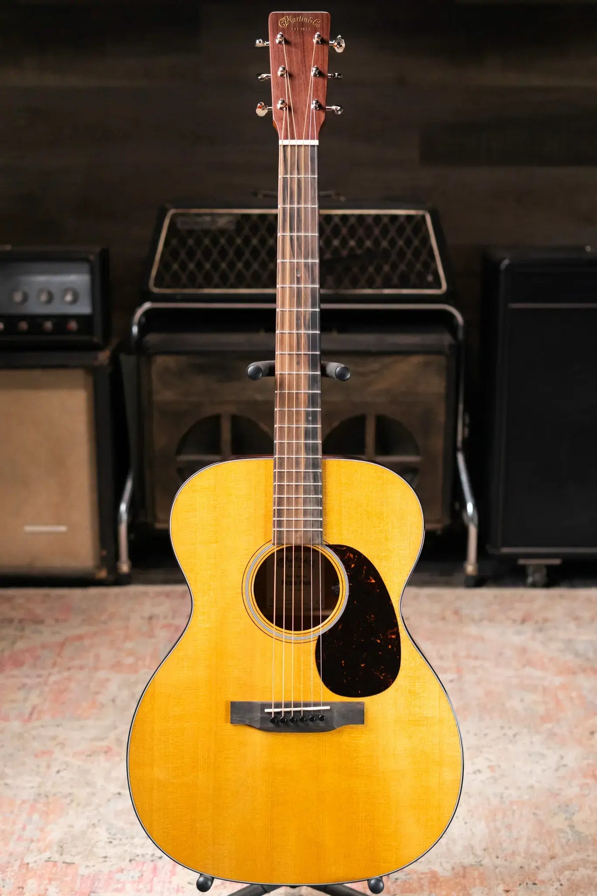 Martin 000E Retro Plus Mahogany Acoustic/Electric Guitar with Gig Bag - Demo