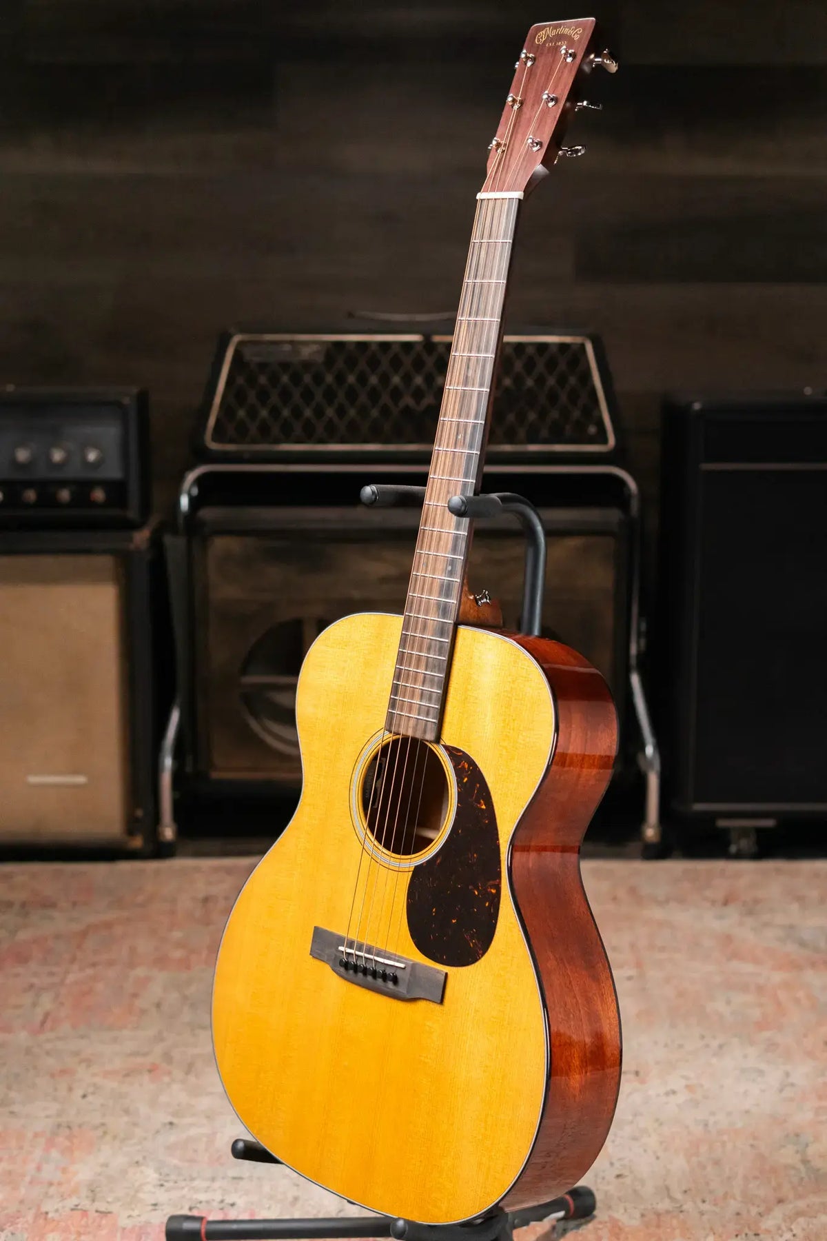 Martin 000E Retro Plus Mahogany Acoustic/Electric Guitar with Gig Bag - Demo