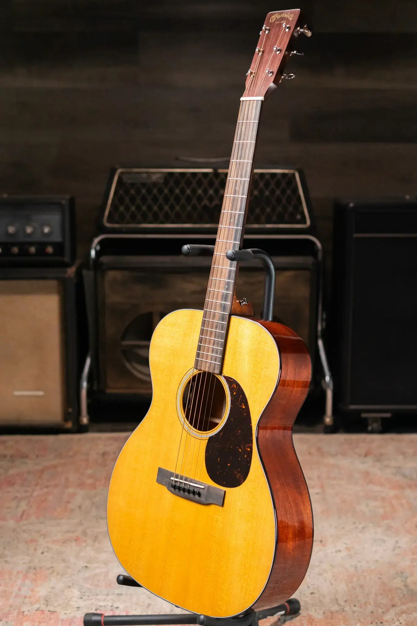 Martin 000E Retro Plus Mahogany Acoustic/Electric Guitar with Gig Bag