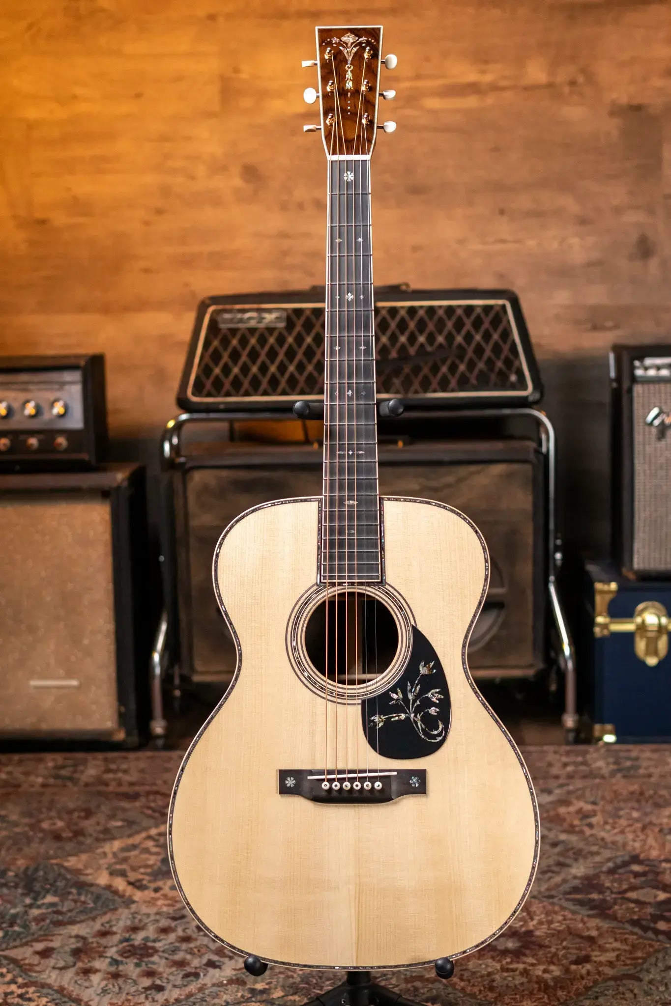 Martin 000-14F Acoustic - Wild Grain East Indian Rosewood with Hardshell Case