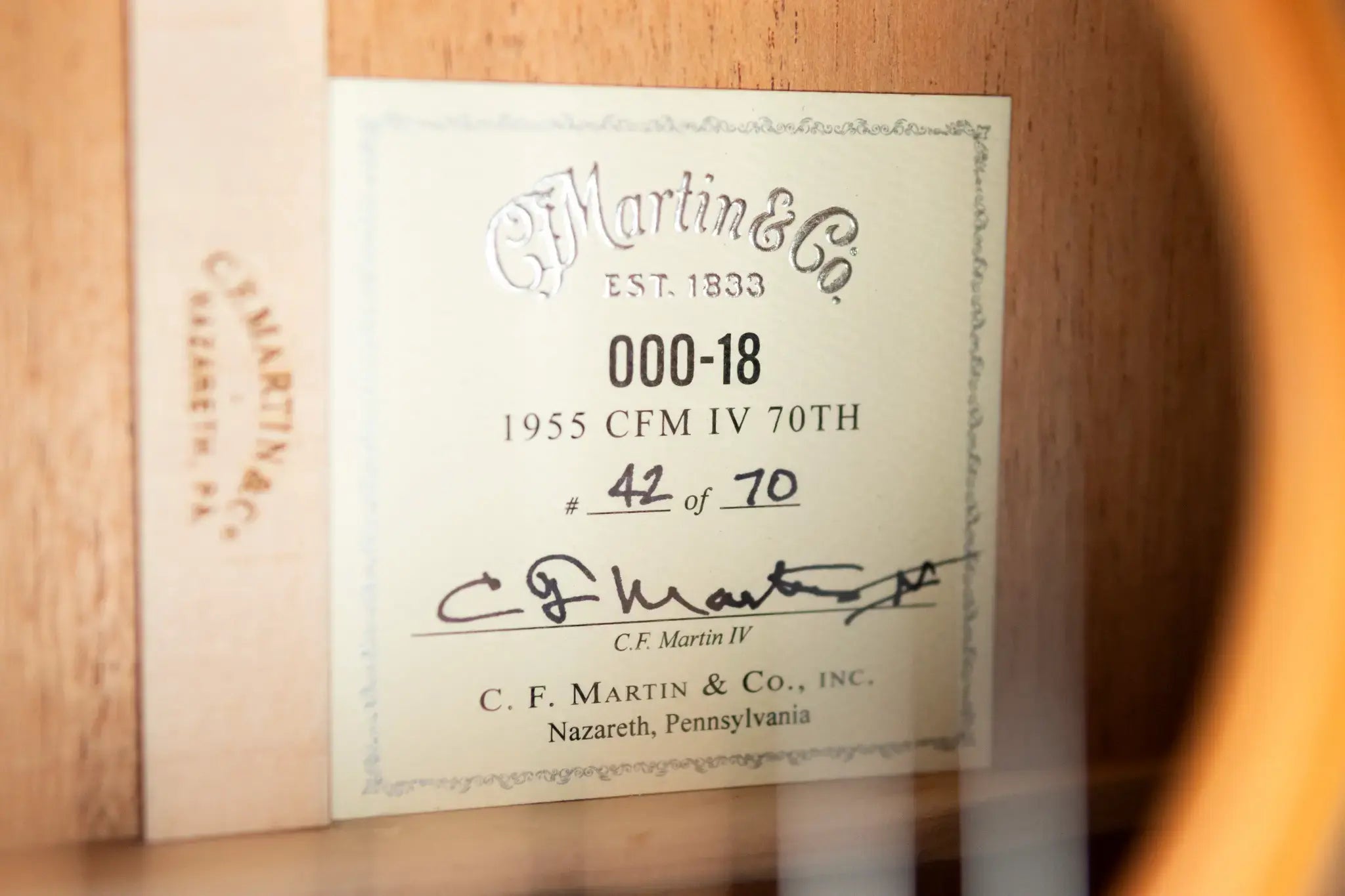 Martin 000-18 1955 CFM IV 70th Acoustic Guitar with Hardshell Case