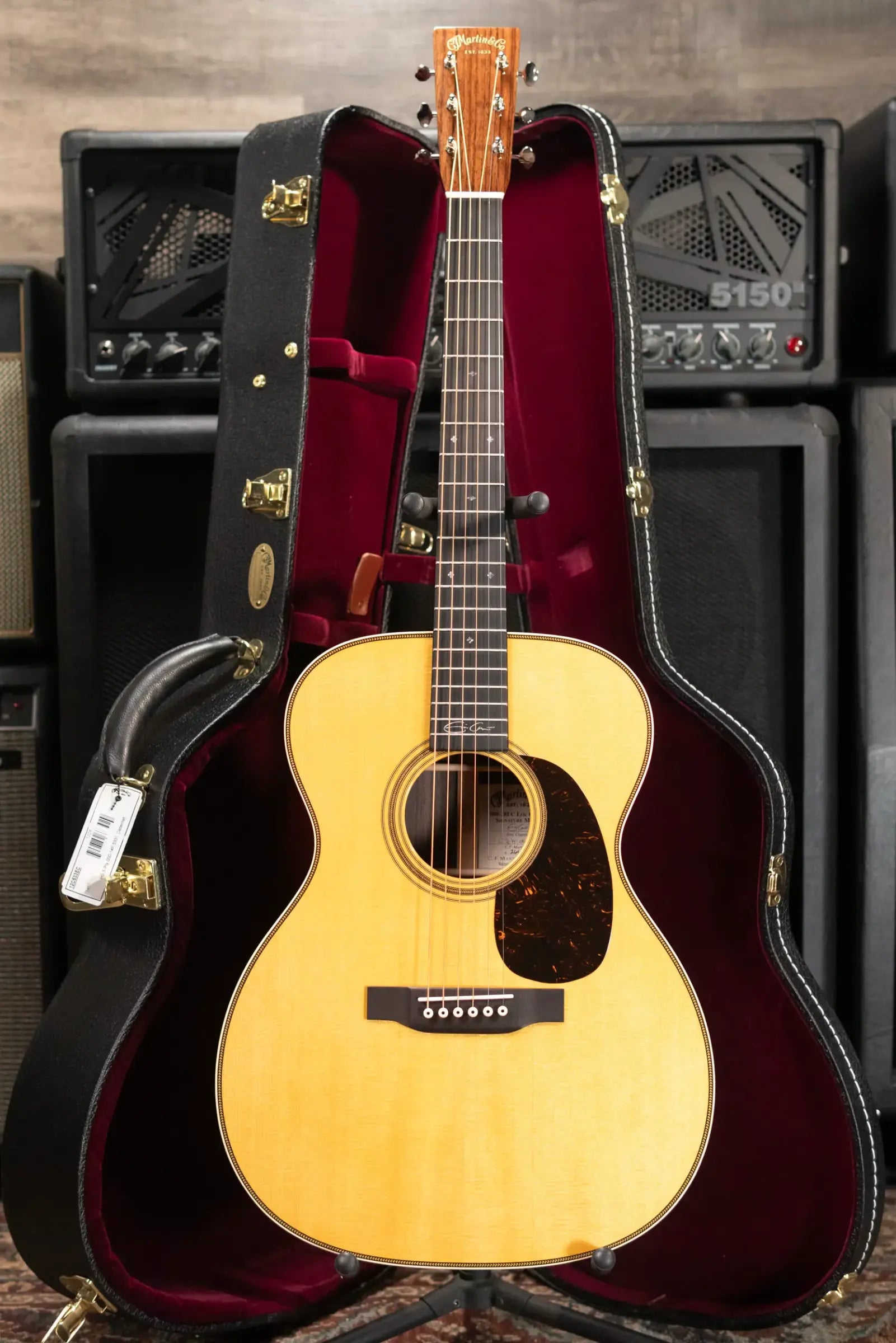 Martin 000-28EC Eric Clapton Signature Acoustic/Electric Guitar - Natural with Hardshell Case