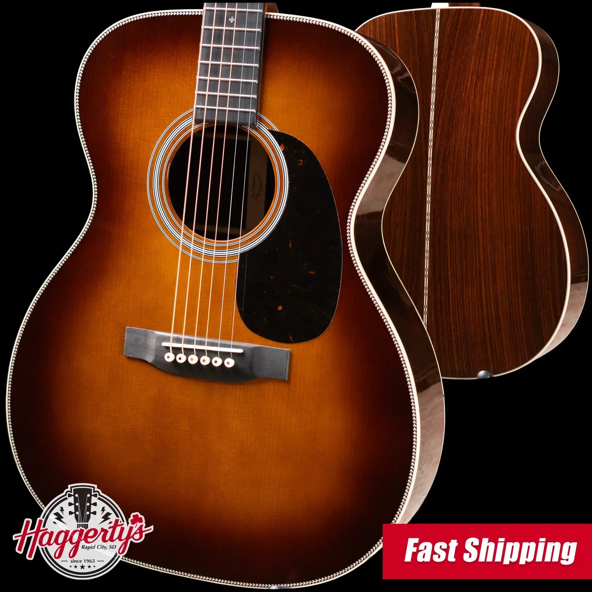 Martin 2025 000-28 1933 Ambertone Acoustic Guitar with Hardshell Case