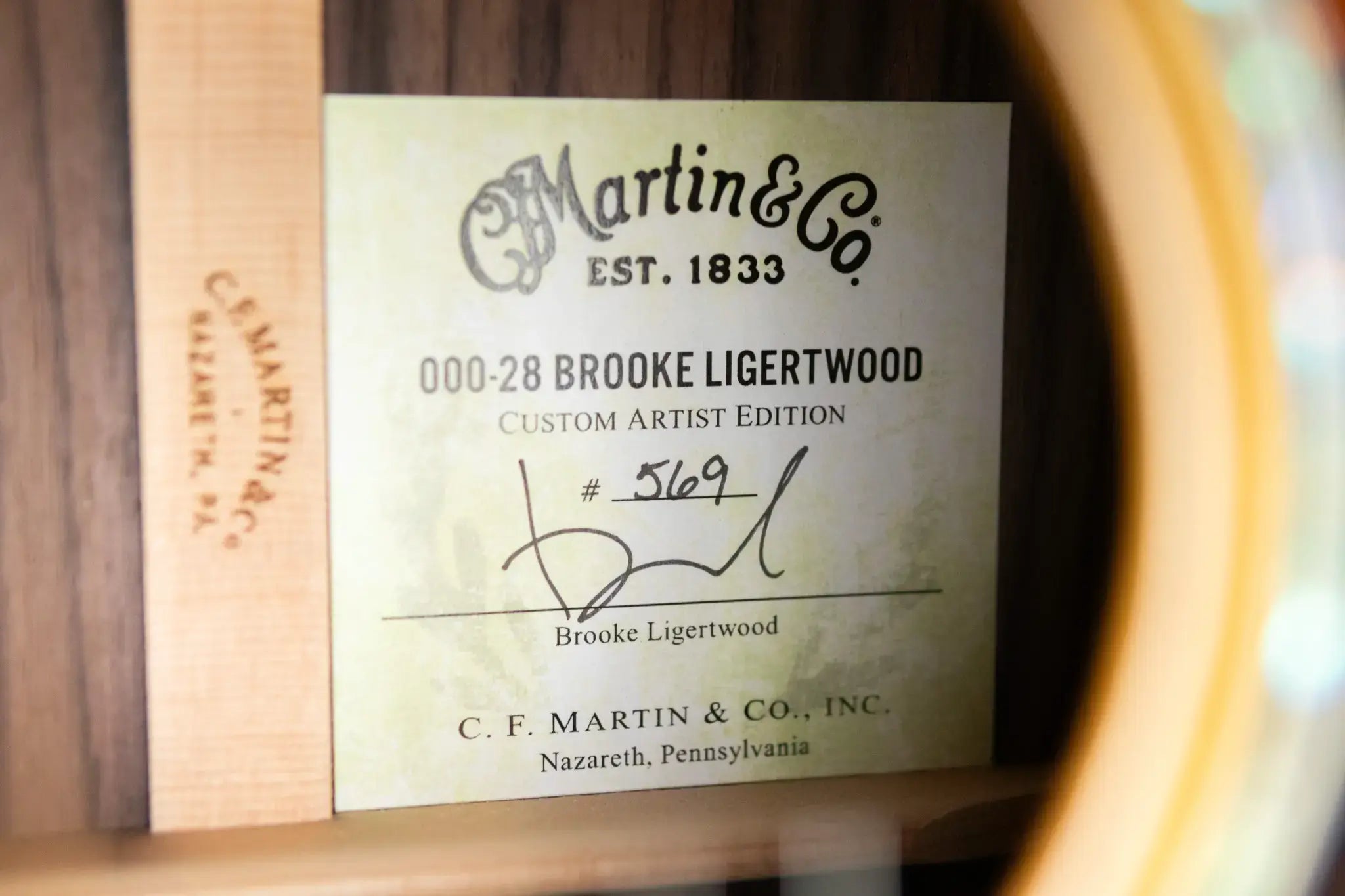 Martin 000-28 Brooke Ligertwood Signature Acoustic Guitar with Hardshell Case