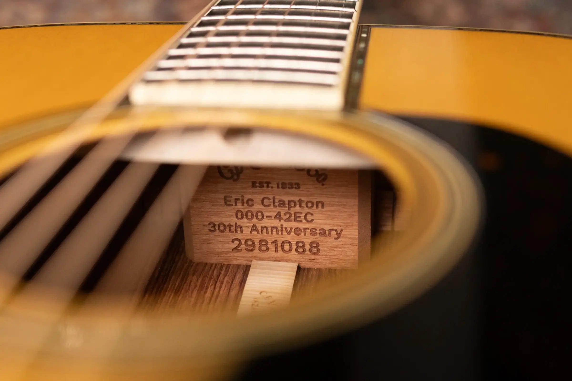 Martin 000-42EC 30th Anniversary Eric Clapton Signature Acoustic Guitar - Antique Toner with Hardshell Case