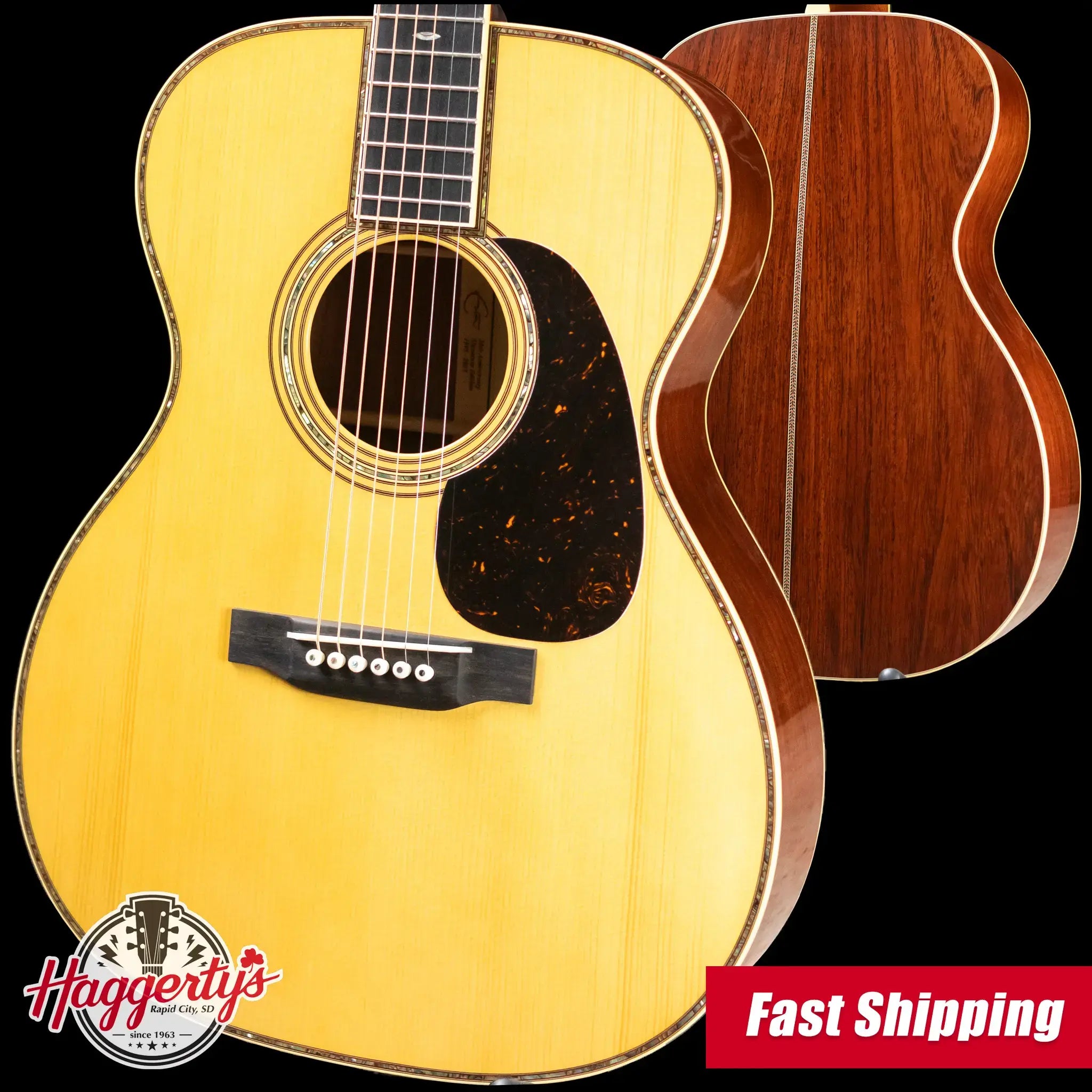 Martin 000-42EC 30th Anniversary Eric Clapton Signature Acoustic Guitar - Antique Toner with Hardshell Case