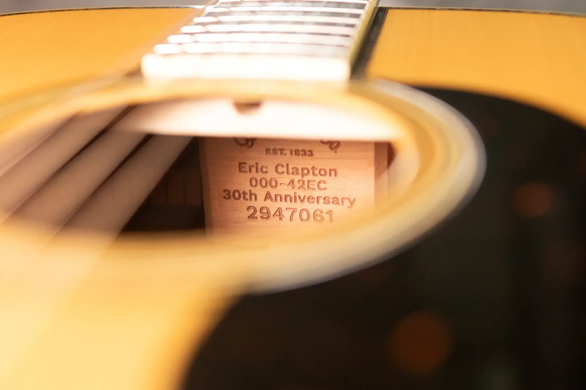 Martin 000-42EC 30th Anniversary Eric Clapton Signature Acoustic Guitar - Antique Toner with Hardshell Case