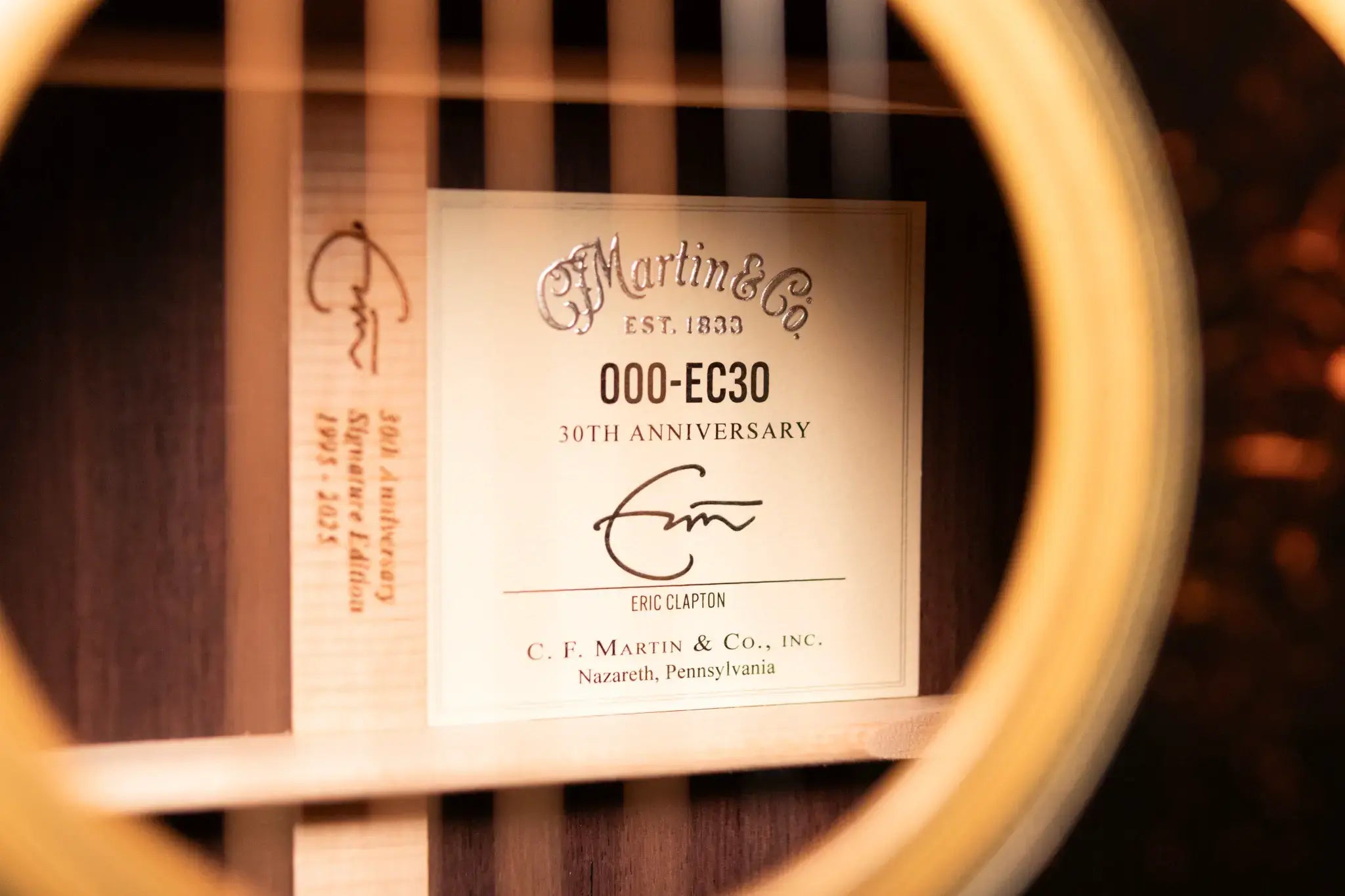 Martin 000-EC 30th Anniversary Eric Clapton Signature Acoustic Guitar with Hardshell Case