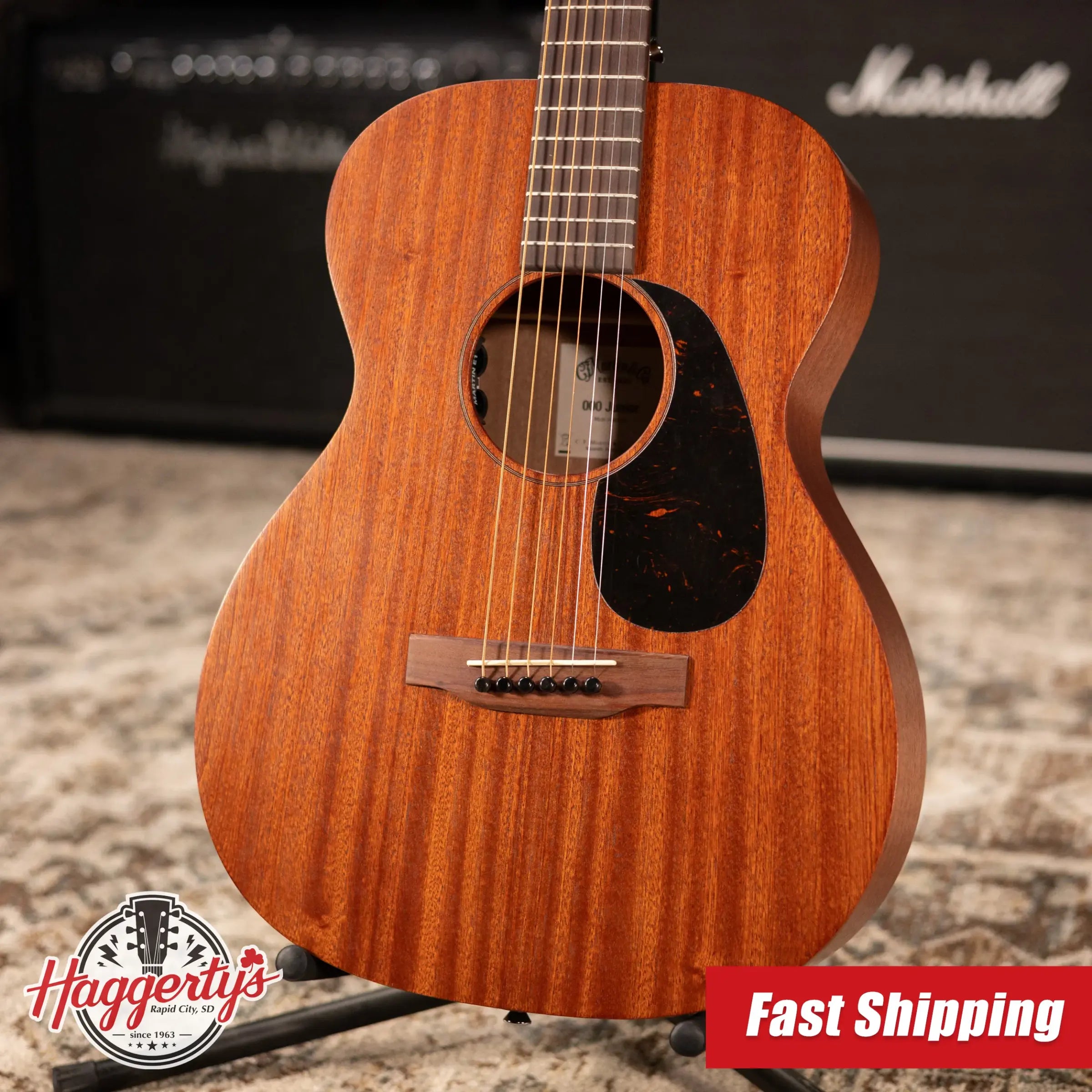 Martin 000 Jr E Sapele Acoustic/Electric Guitar with Gig Bag