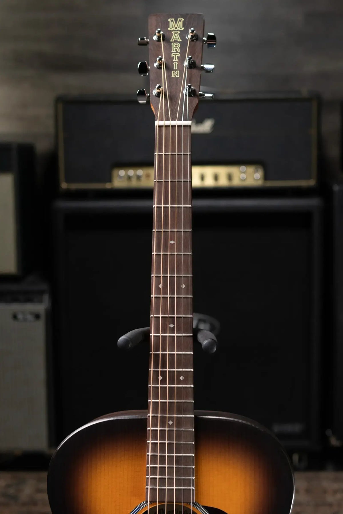 Martin 000-X2E Brazilian Special Acoustic/Electric Guitar - Burst with Gig Bag