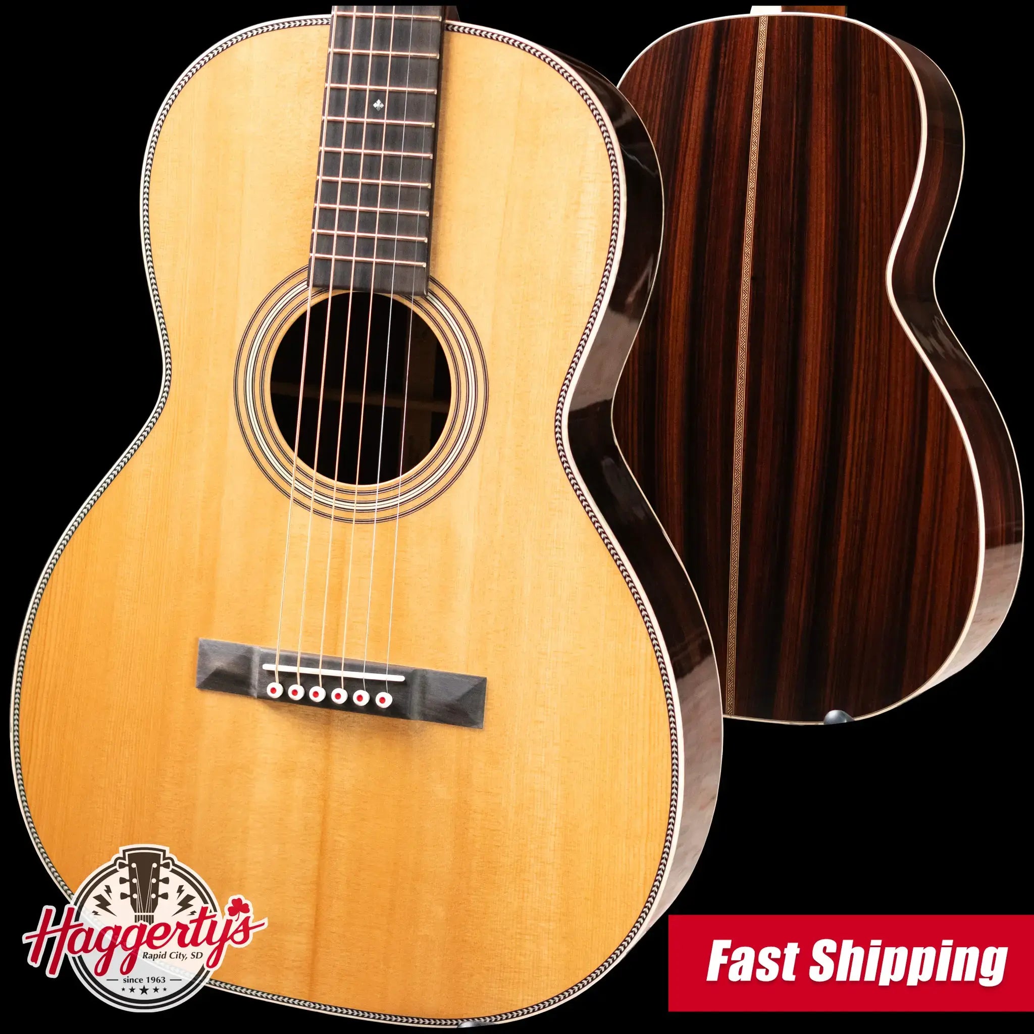 Martin 0012-28 Modern Deluxe 12-Fret Acoustic Guitar with Hardshell Case