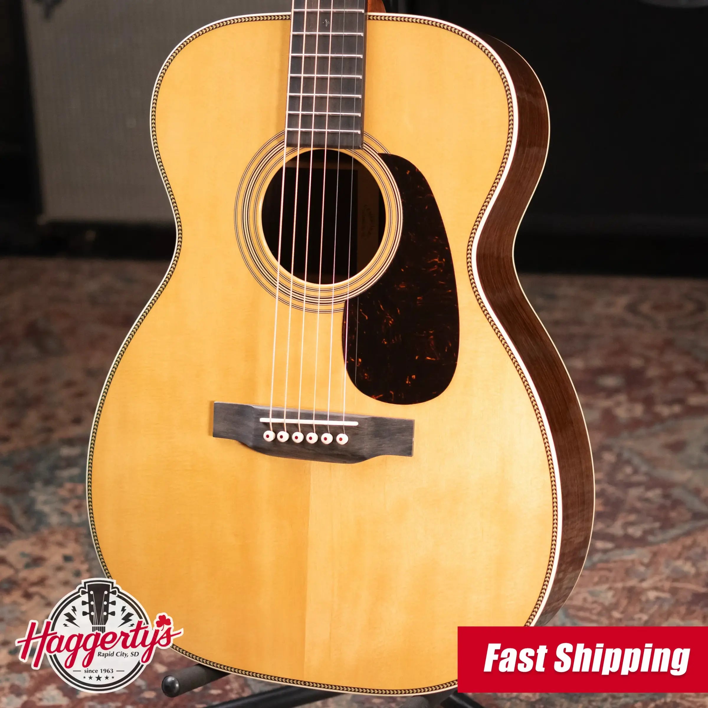 Martin 00-28 Acoustic/Electric Guitar with Hardshell Case - Used