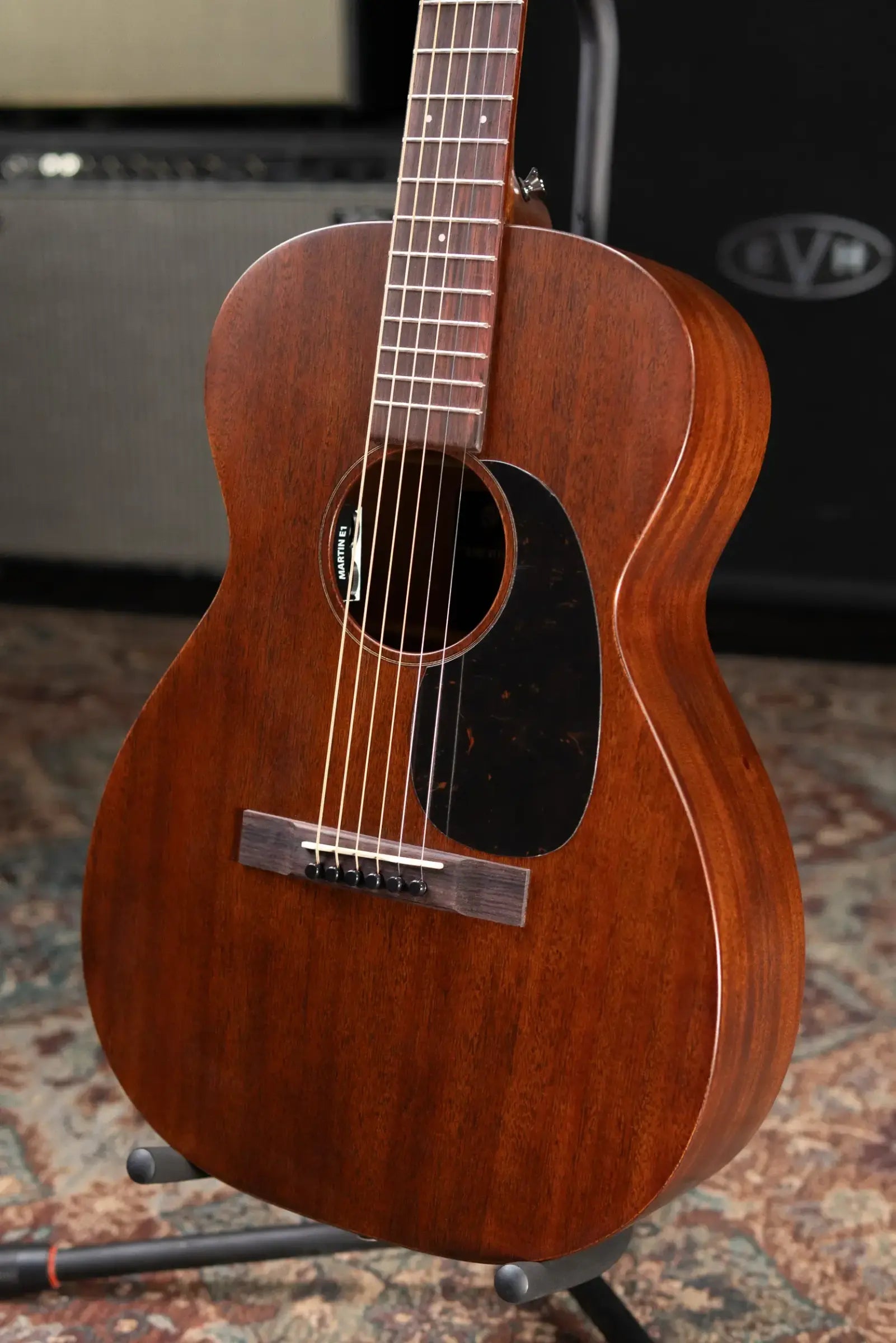 Martin 0-10E Retro Jason Isbell Concert Signature Short Scale Acoustic/Electric Guitar - Dark Mahogany with Gig Bag