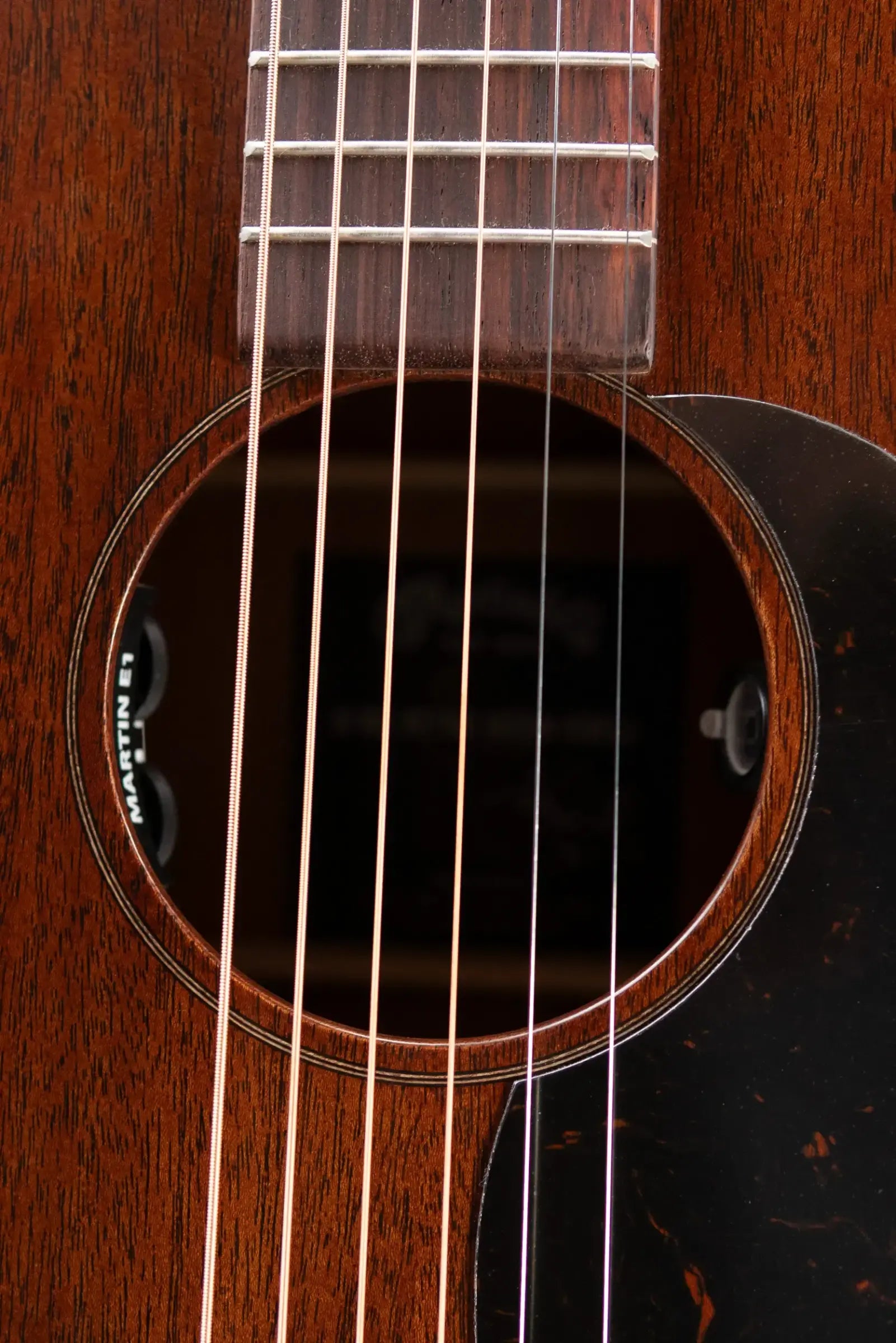 Martin 0-10E Retro Jason Isbell Concert Signature Short Scale Acoustic/Electric Guitar - Dark Mahogany with Gig Bag