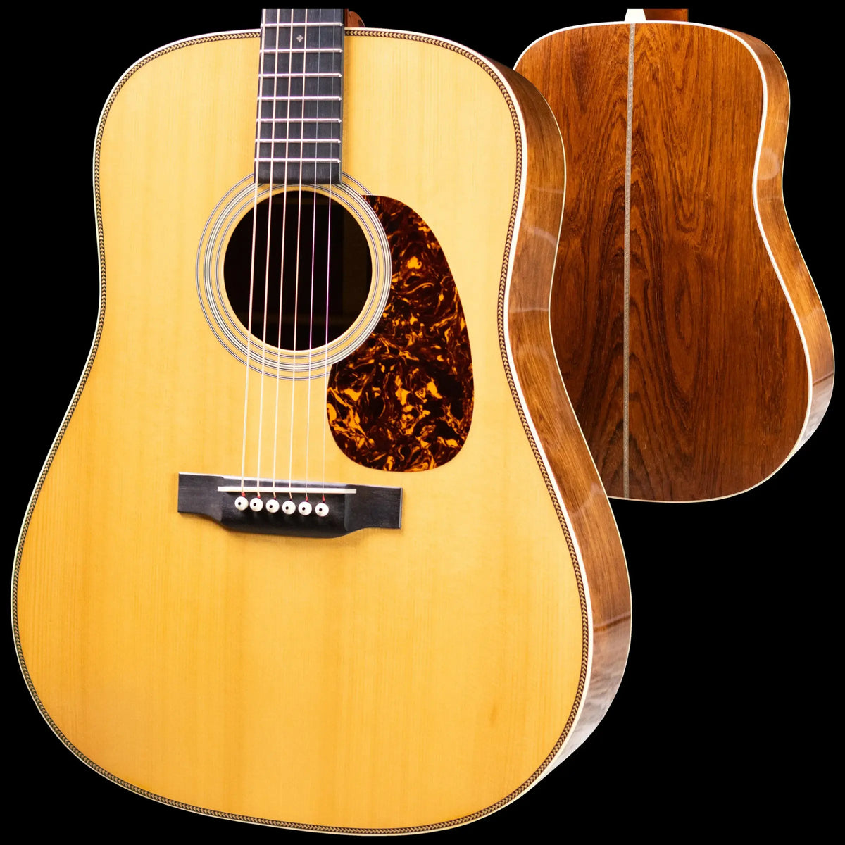Martin 1941 D-28 Authentic Acoustic Guitar VTS Adirondack/Madagascar Rosewood with Hardshell Case - Used