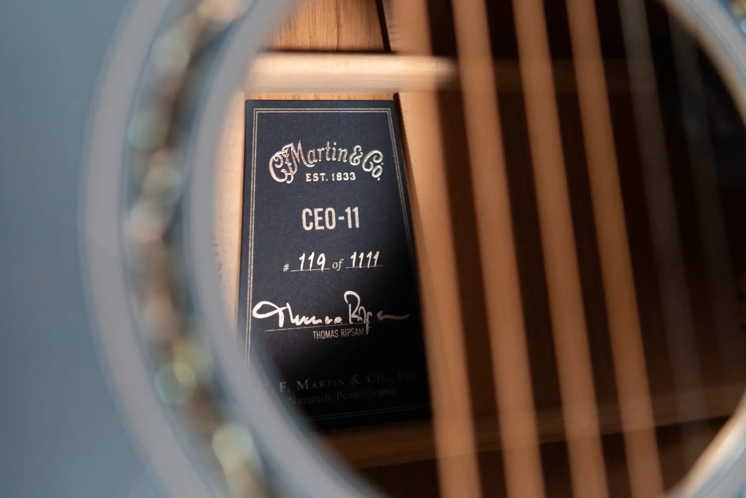 Martin CEO-11 Acoustic/Electric Guitar with Hardshell Case