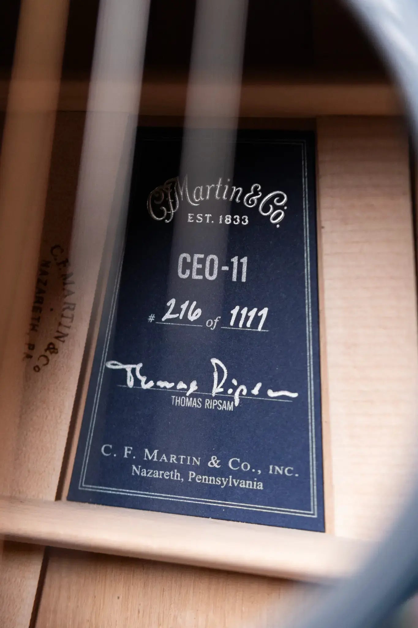 Martin CEO-11 Acoustic/Electric Guitar with Hardshell Case