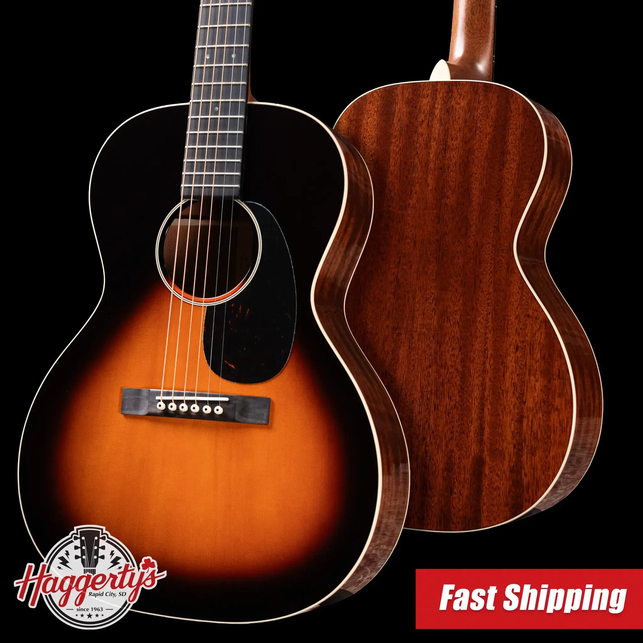 Martin CEO-7 Acoustic Guitar - Autumn Sunset Burst with Hardshell Case
