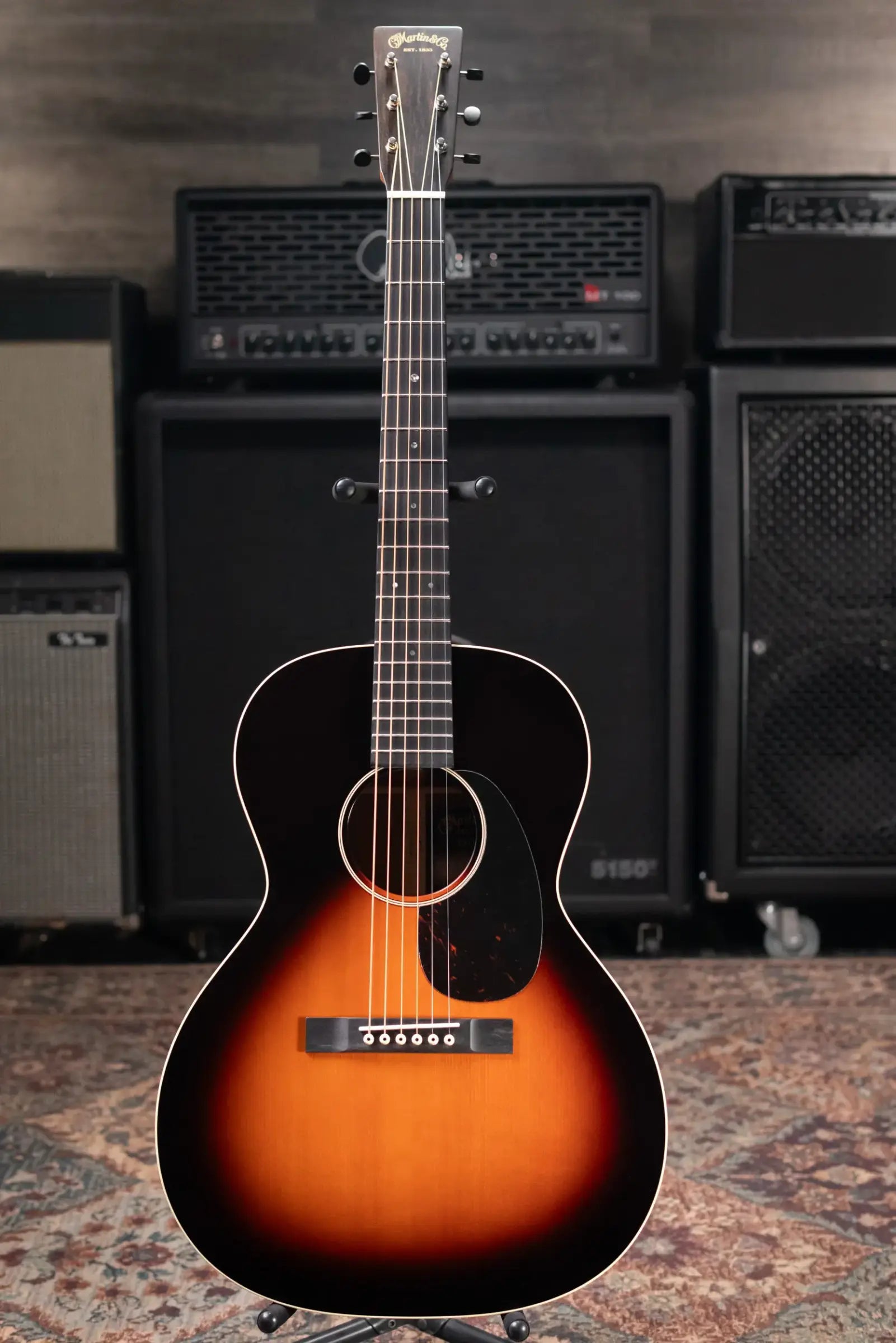 Martin CEO-7 Acoustic Guitar - Autumn Sunset Burst with Hardshell Case