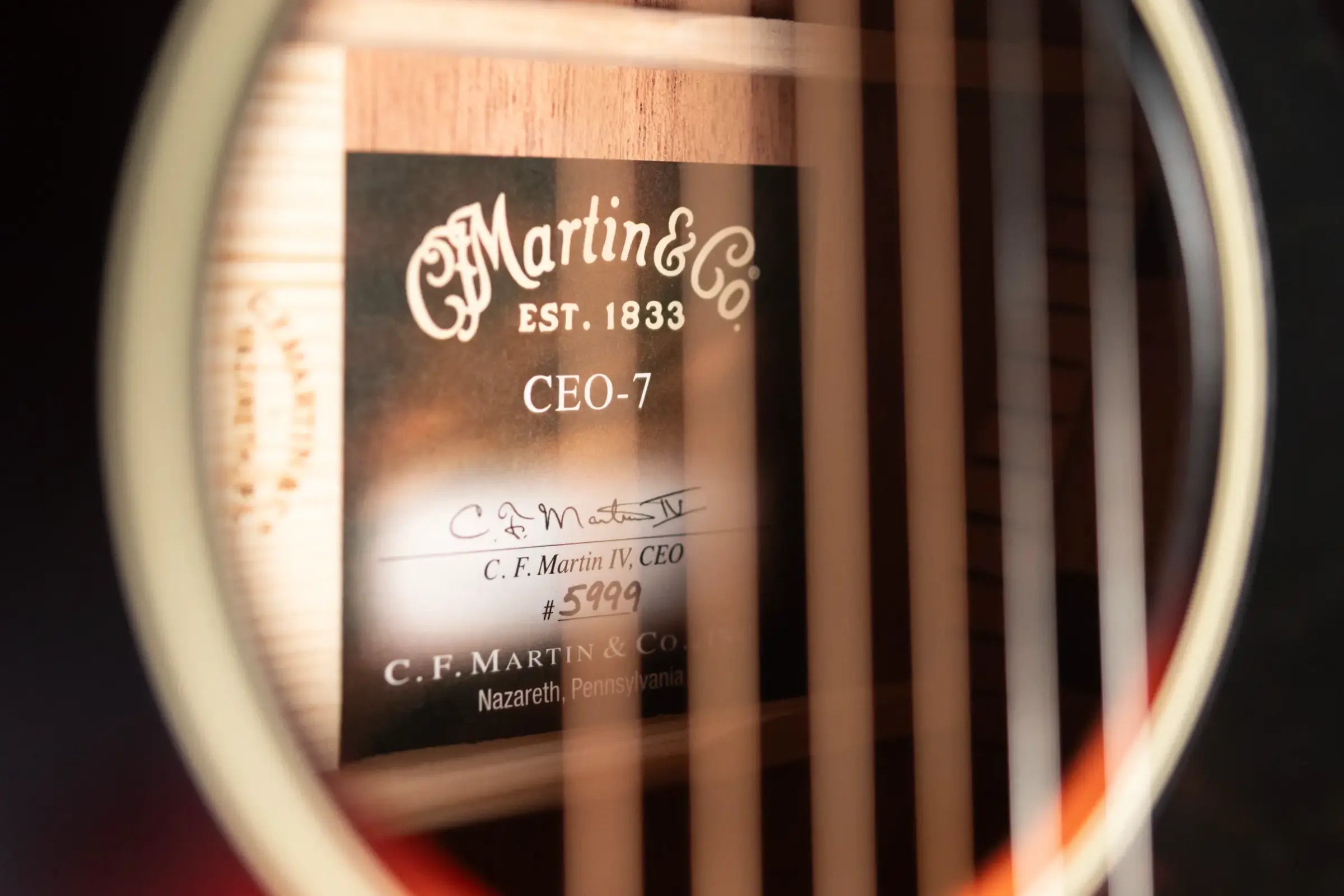 Martin CEO-7 Acoustic Guitar - Autumn Sunset Burst with Hardshell Case