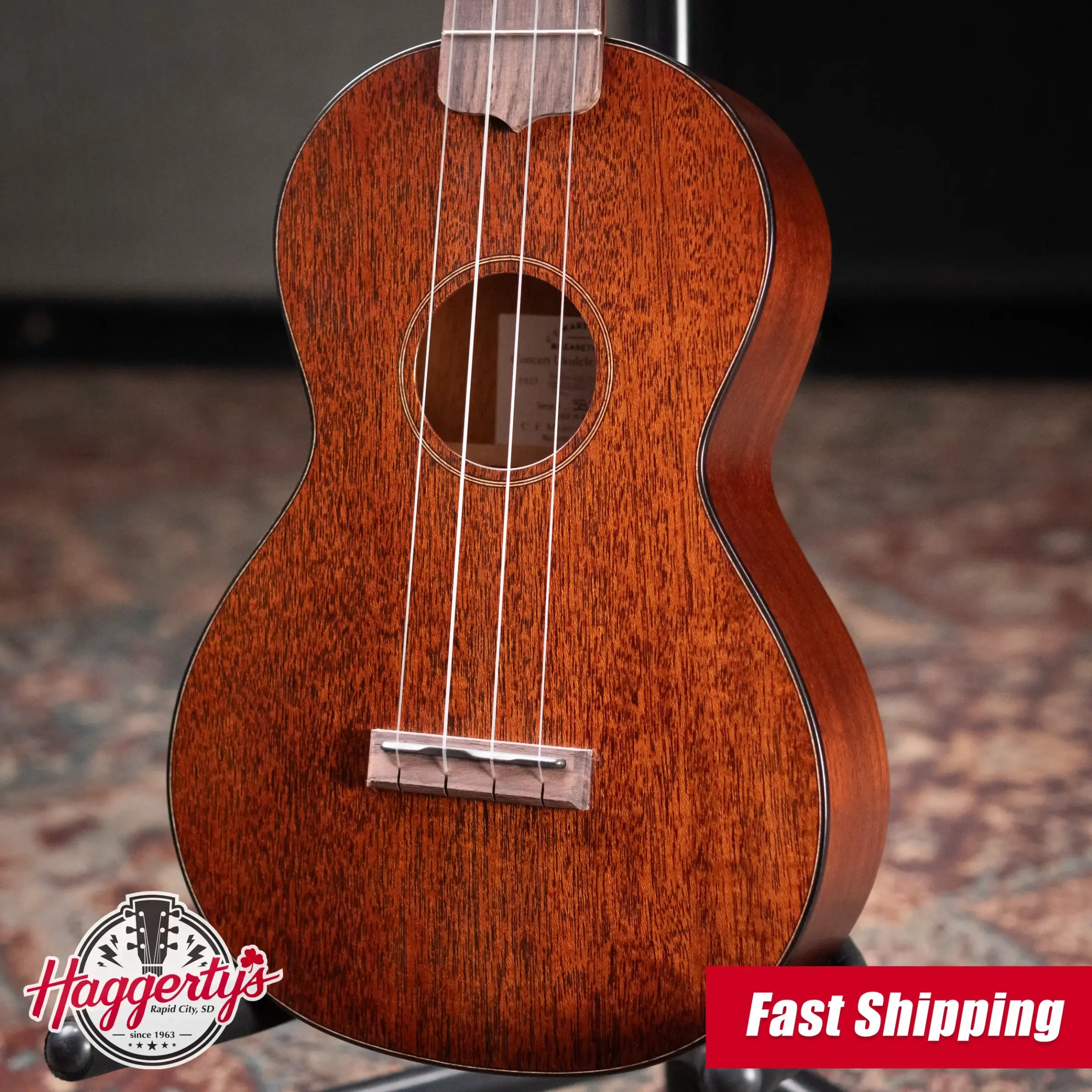 Martin Centennial Concert Ukulele - Dark Mahogany with Gig Bag