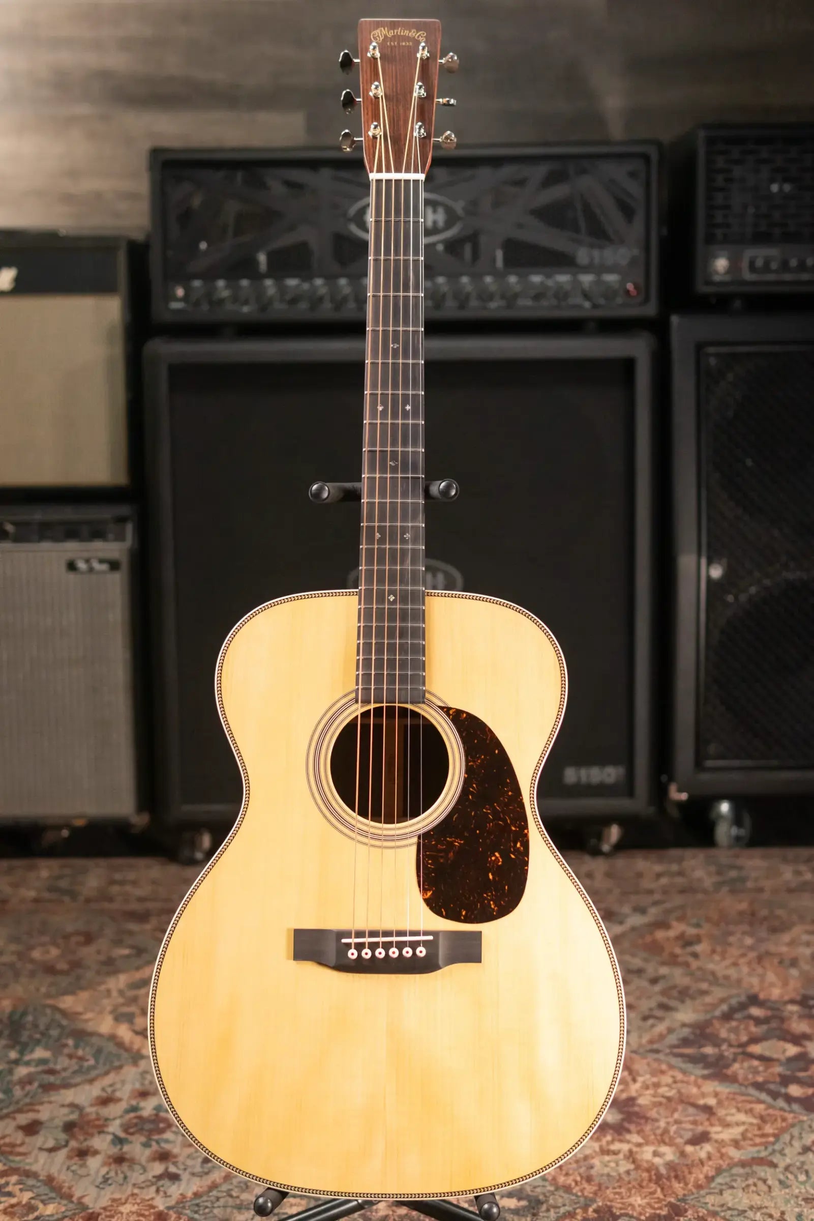 Martin Custom 000 Auditorium Rosewood Acoustic Guitar with Hardshell Case - Used