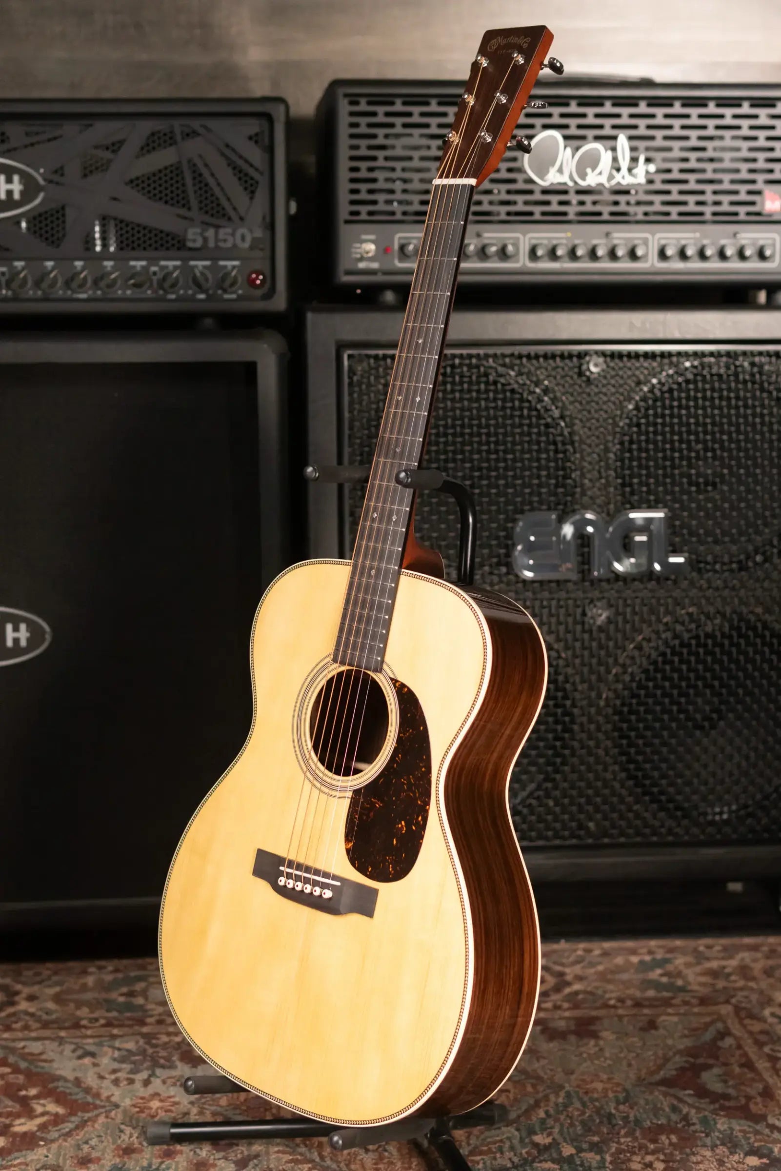 Martin Custom 000 Auditorium Rosewood Acoustic Guitar with Hardshell Case - Used